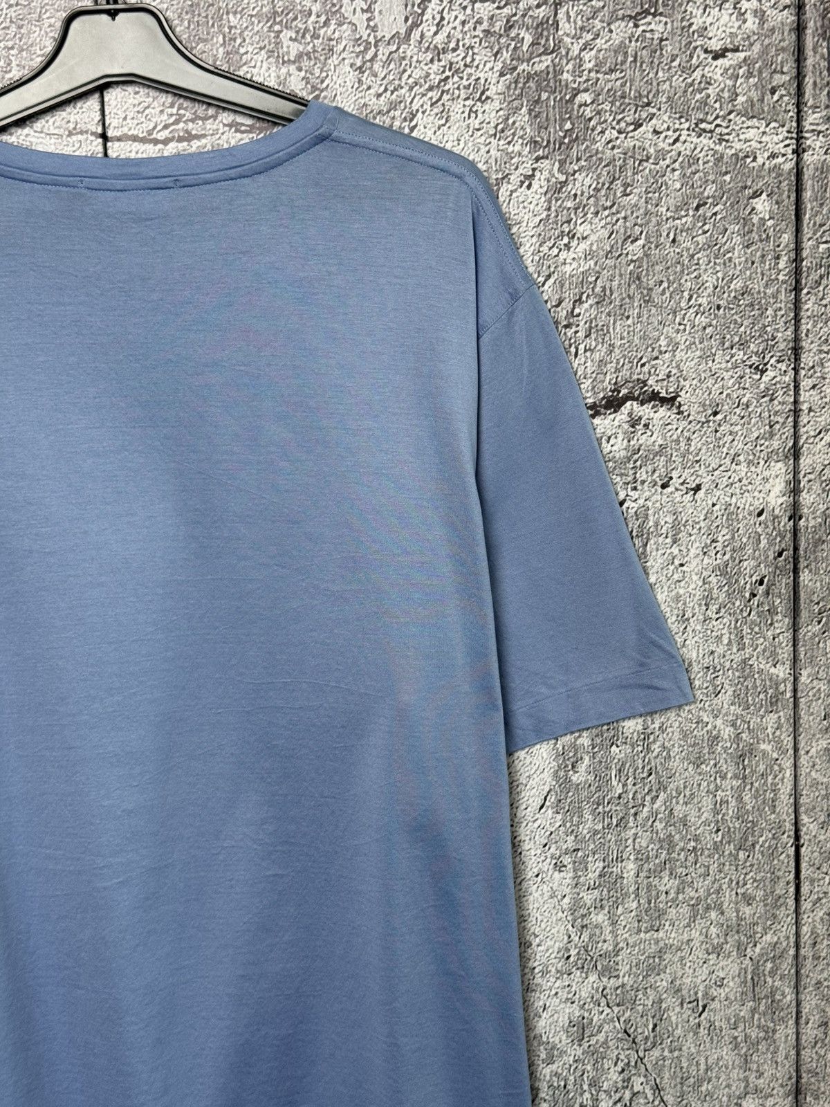 Ralph Lauren Purple Label Ralph Lauren Purple Label Crewneck Blue Tee Made in Italy Size US XL / EU 56 / 4 - 11 Thumbnail
