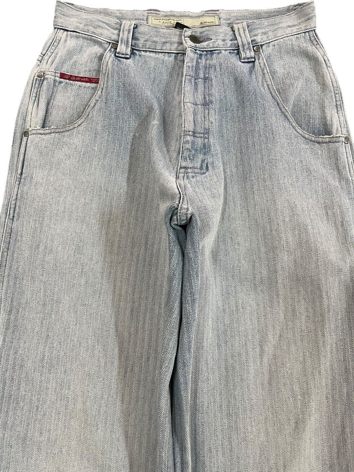 Airwalk Vintage Airwalk Hickory Stripe Unique Cargo Carpenter Denim Size US 29 - 2 Thumbnail