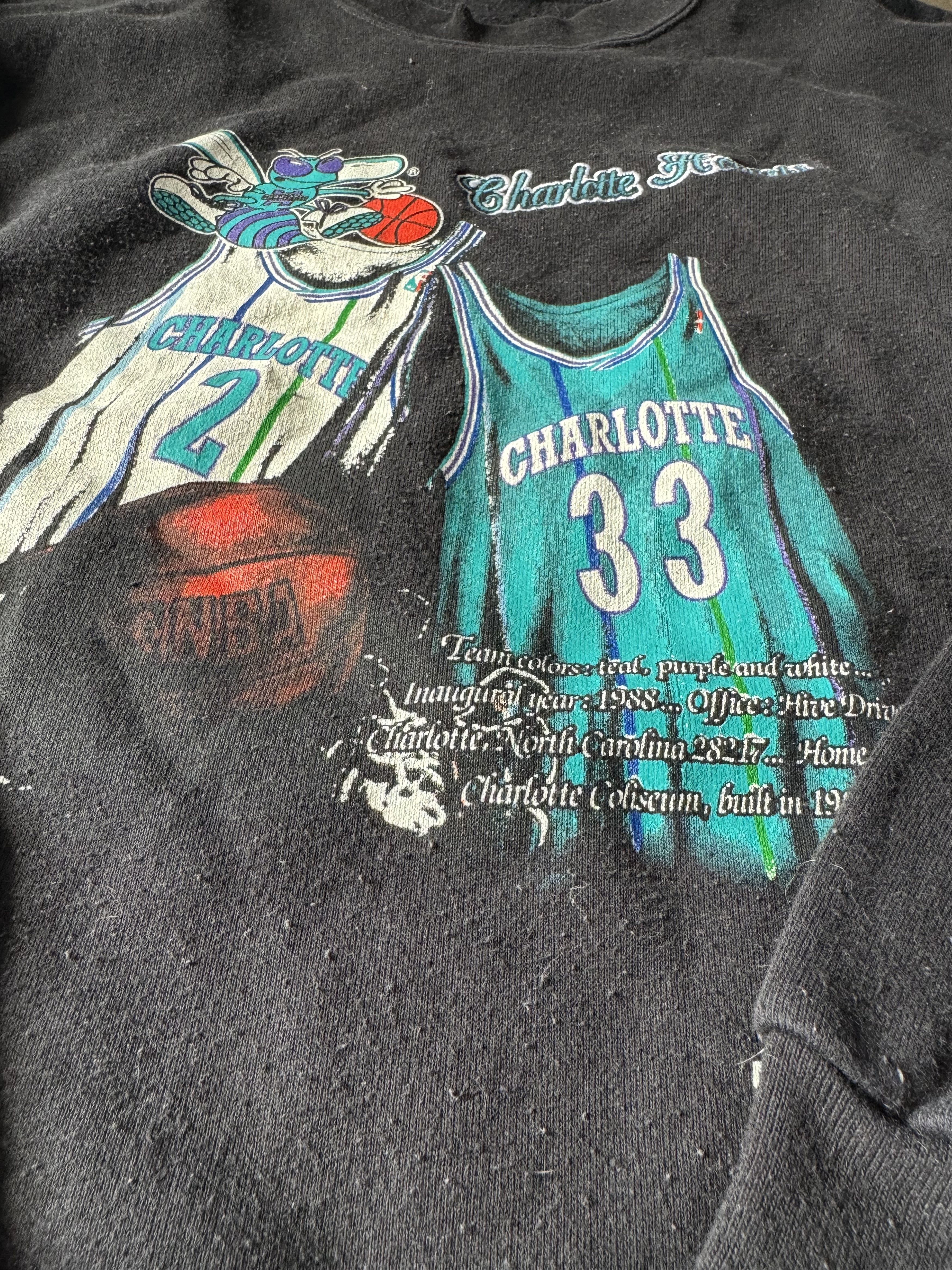 Nutmeg Vintage Charlote Hornets Size US XL / EU 56 / 4 - 5 Thumbnail