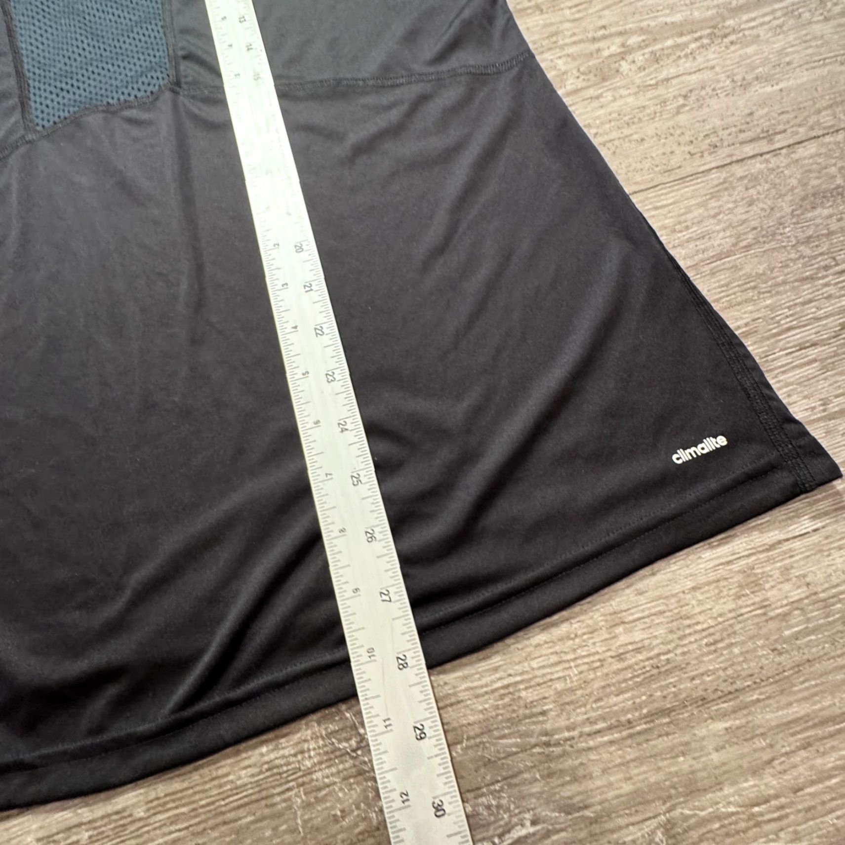Adidas Adidas Shirt Women XL Black Athletic Training Gym Crewneck Polyester Tennis Size XL / US 12-14 / IT 48-50 - 6 Thumbnail