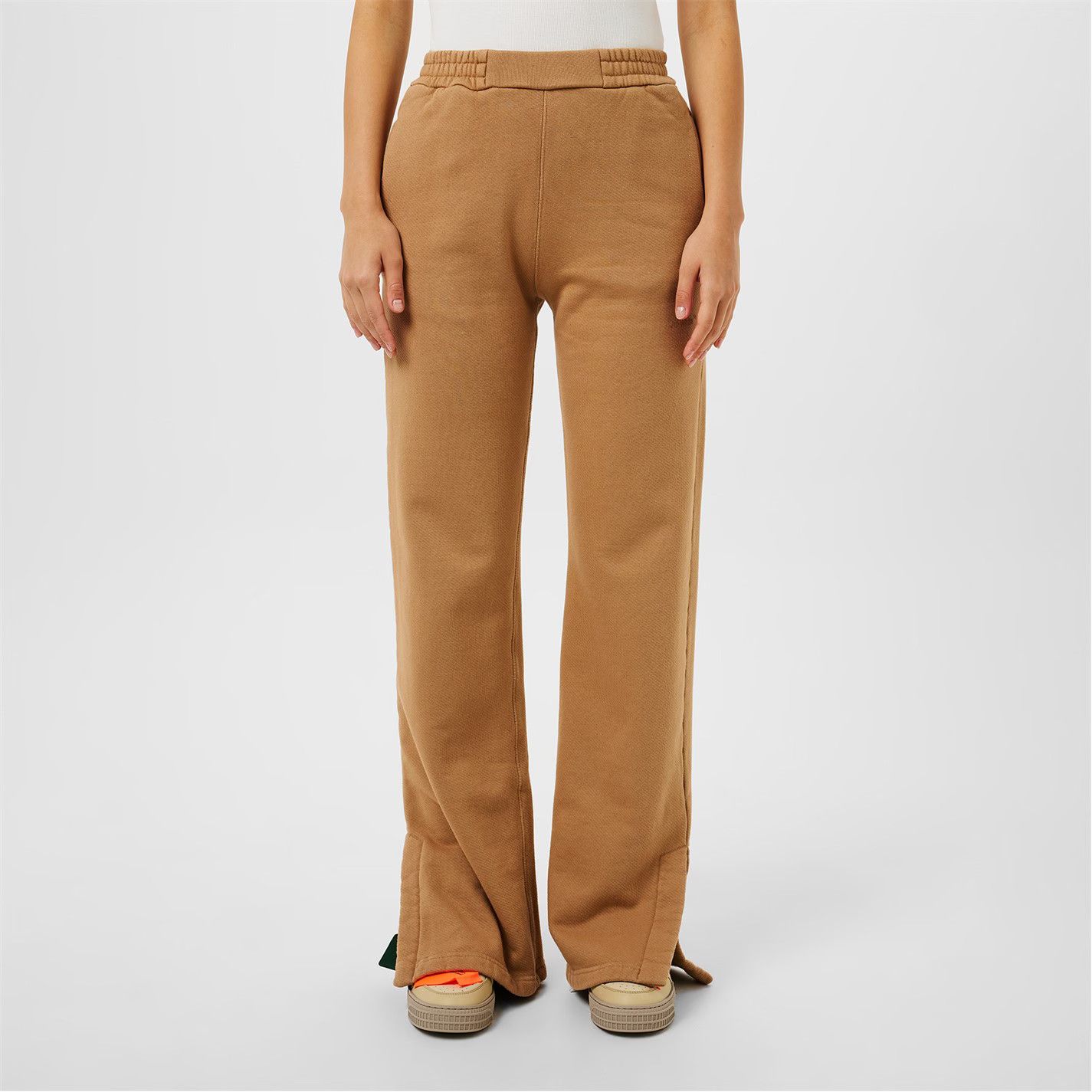 Off-White o1g2r1mq1224 Sweatpant in Brown Size 27" / US 4 / IT 40 - 3 Thumbnail
