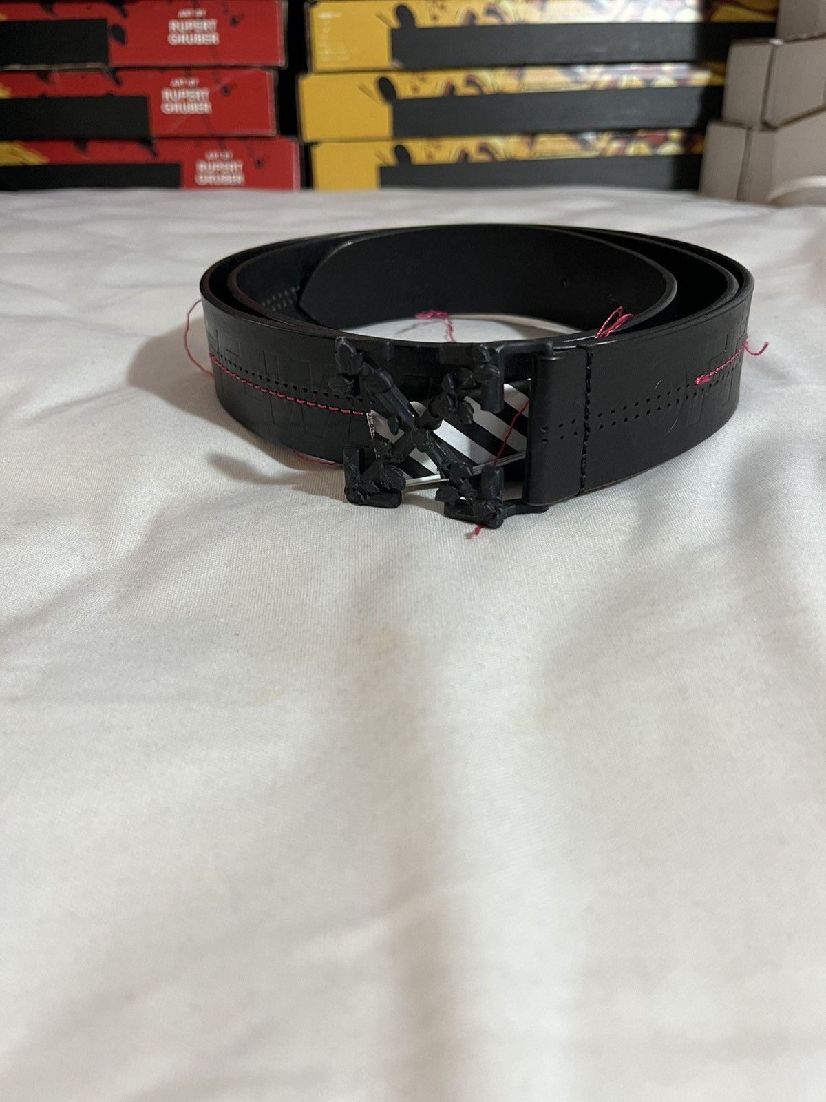 Off-White Off white black belt pink Size ONE SIZE - 1 Thumbnail