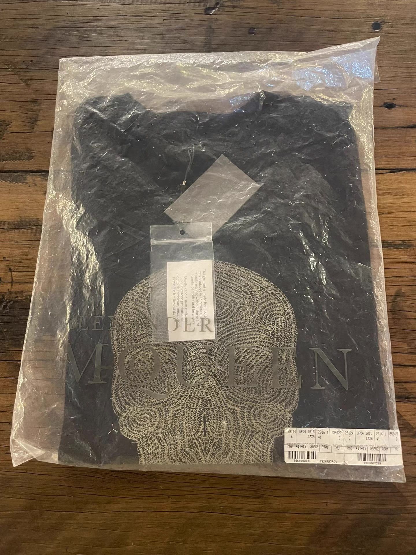 Alexander McQueen Alexander McQueen 16SS short‑sleeve T‑shirt. Ｑ25 Size US XL / EU 56 / 4 - 6 Thumbnail