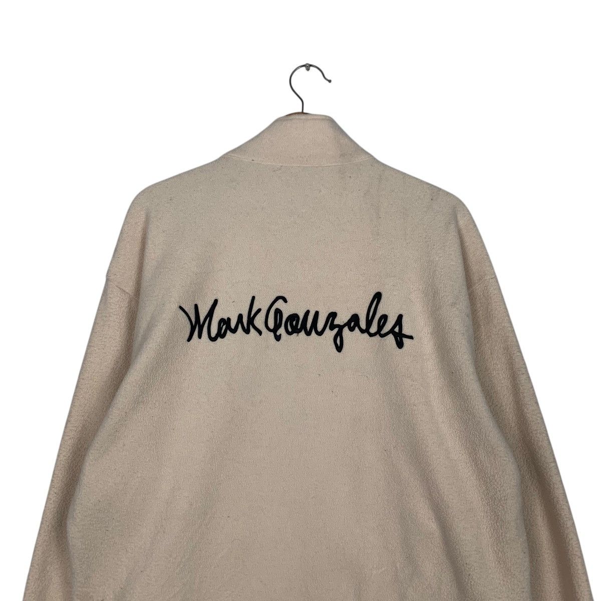 Japanese Brand MARK GONZALES Embroidery Big Logo Fleece Jacket #1889-C82 Size US S / EU 44-46 / 1 - 2 Thumbnail
