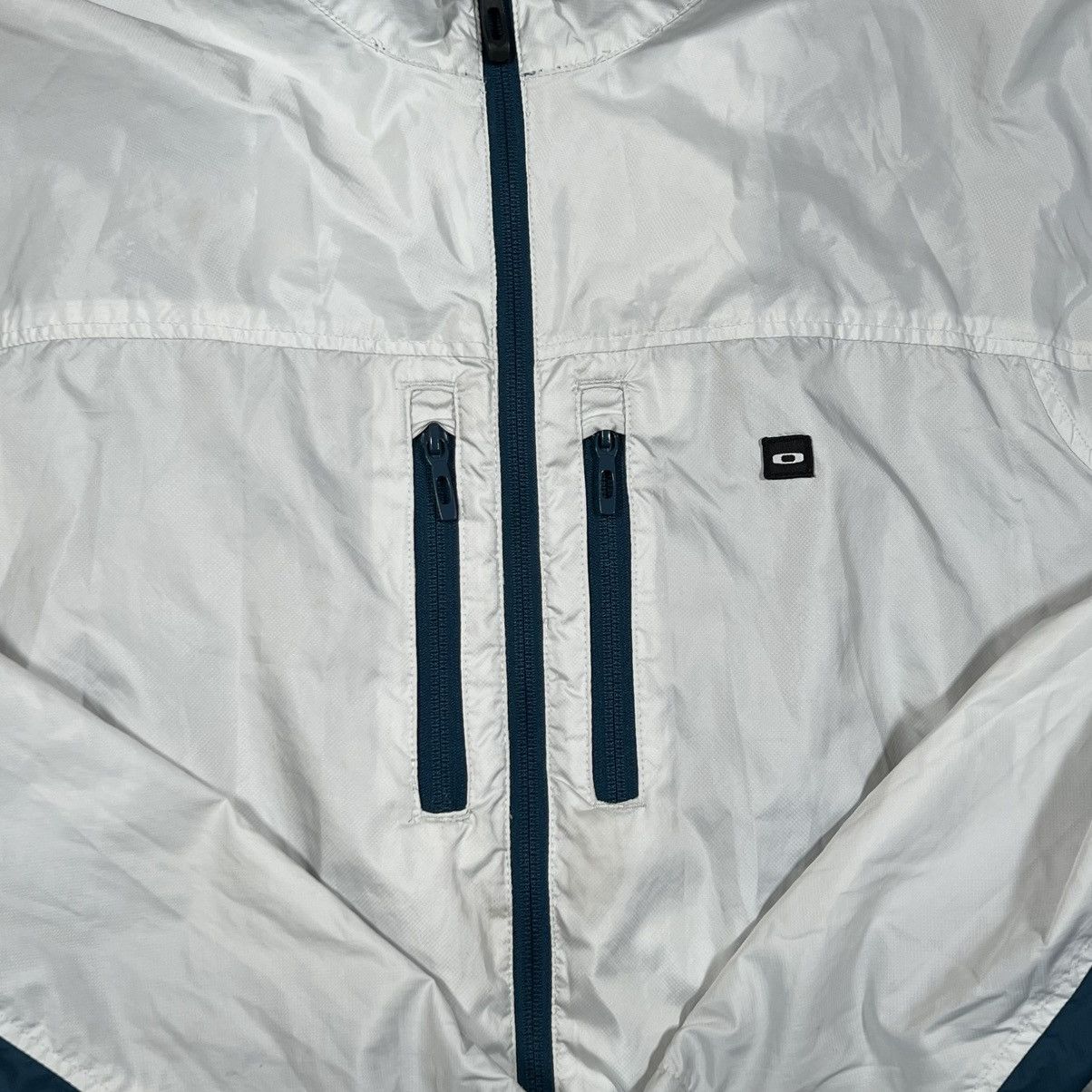Oakley Gray & Dark Teal OAKLEY Zip Front Mesh Lined LIght Jacket Size US L / EU 52-54 / 3 - 2 Thumbnail