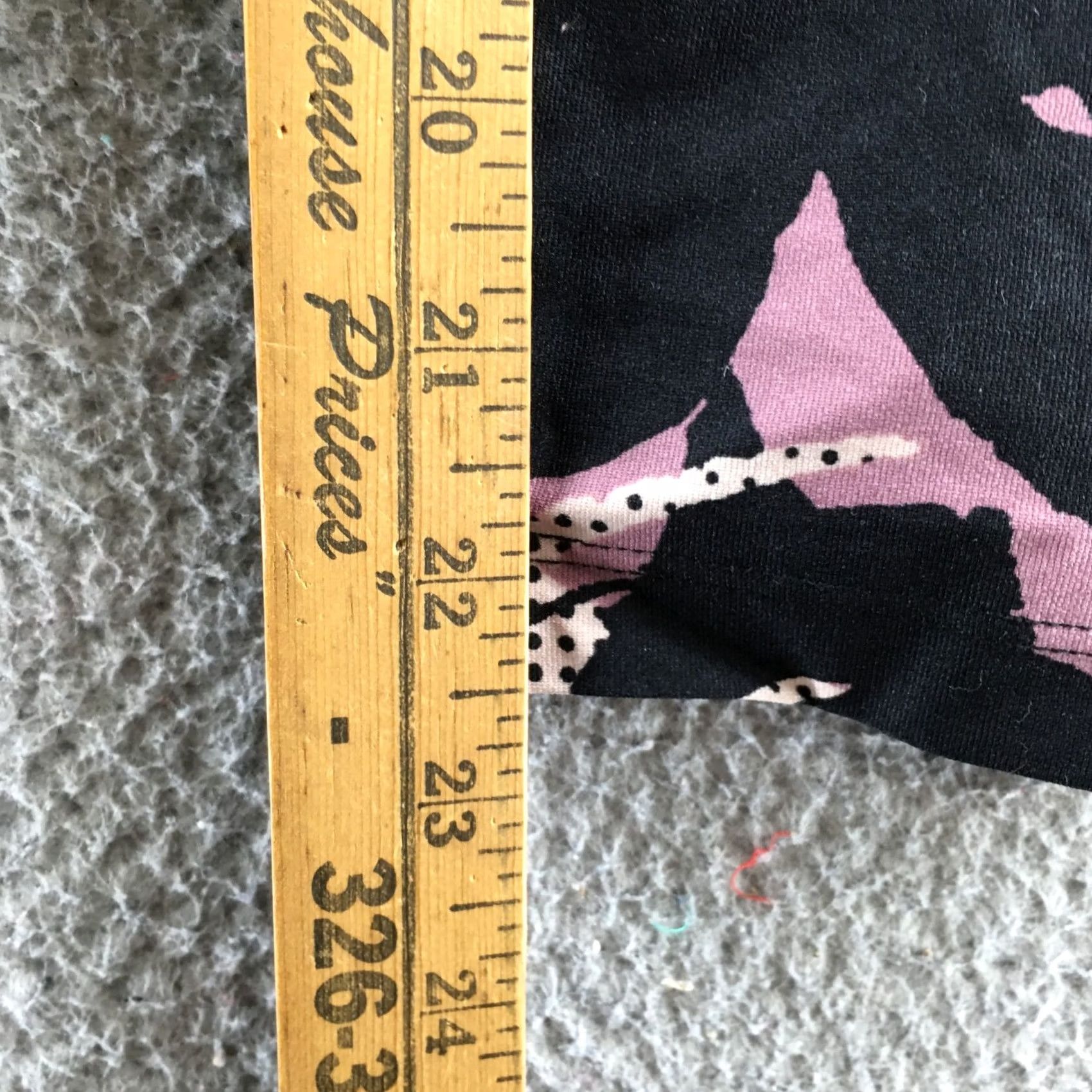 Calvin Klein Calvin Klein Leggings Womens M Black Pink Abstract Stretch Athletic Yoga Running Size 32" / US 10 / IT 46 - 7 Thumbnail