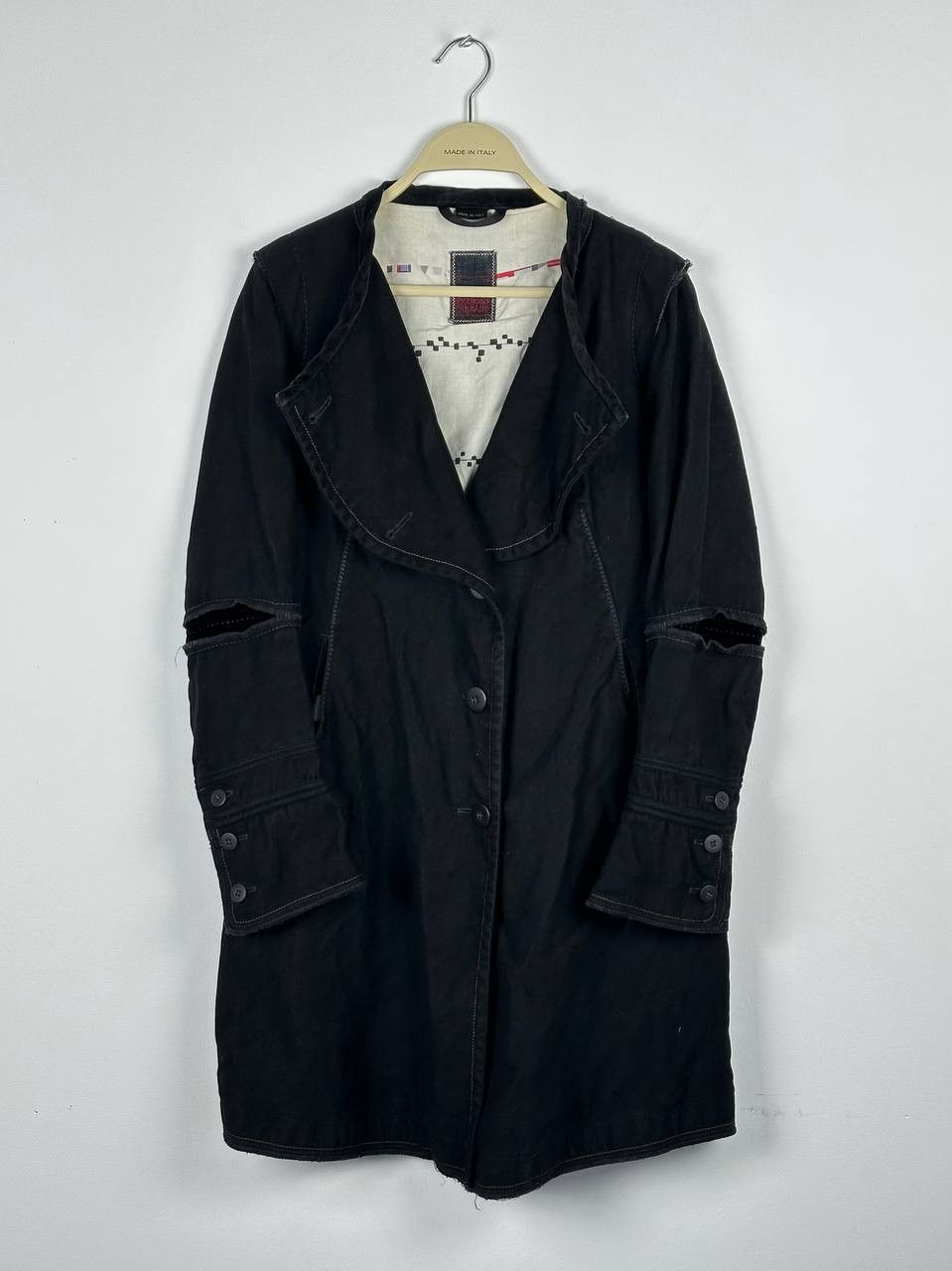 Other Marithe Francois Girbaurd Gothic Trench Coat Jacket Size M / US 6-8 / IT 42-44 - 1 Thumbnail