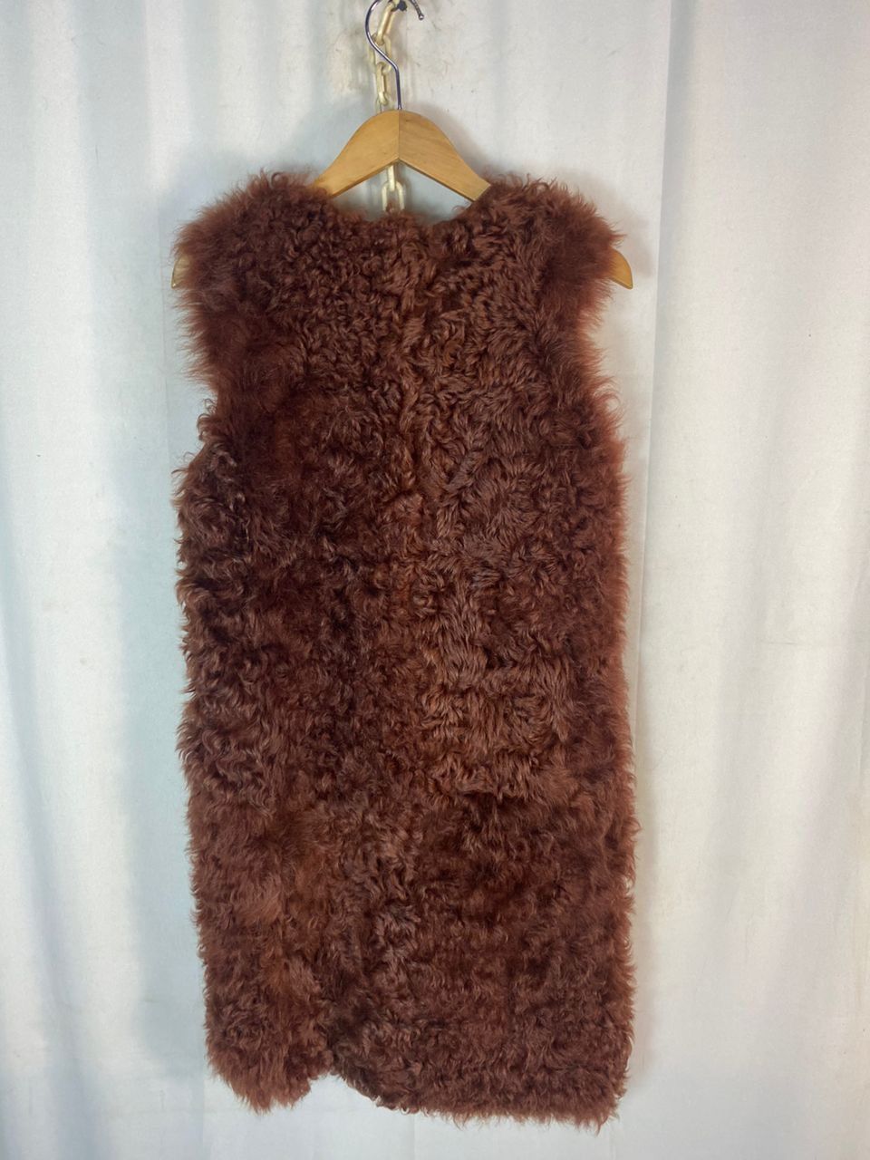Yves Salomon Unisex🔥Yves salomon fur lamb leather sleeveless jacket Size S / US 4 / IT 40 - 13 Thumbnail