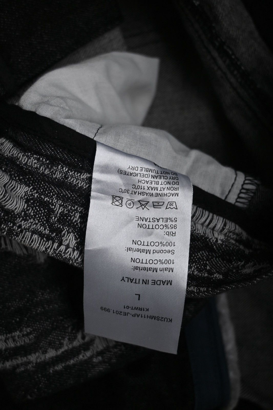 Kusikohc Kusikohc heavy denim pant with white striped Size US 33 - 10 Thumbnail