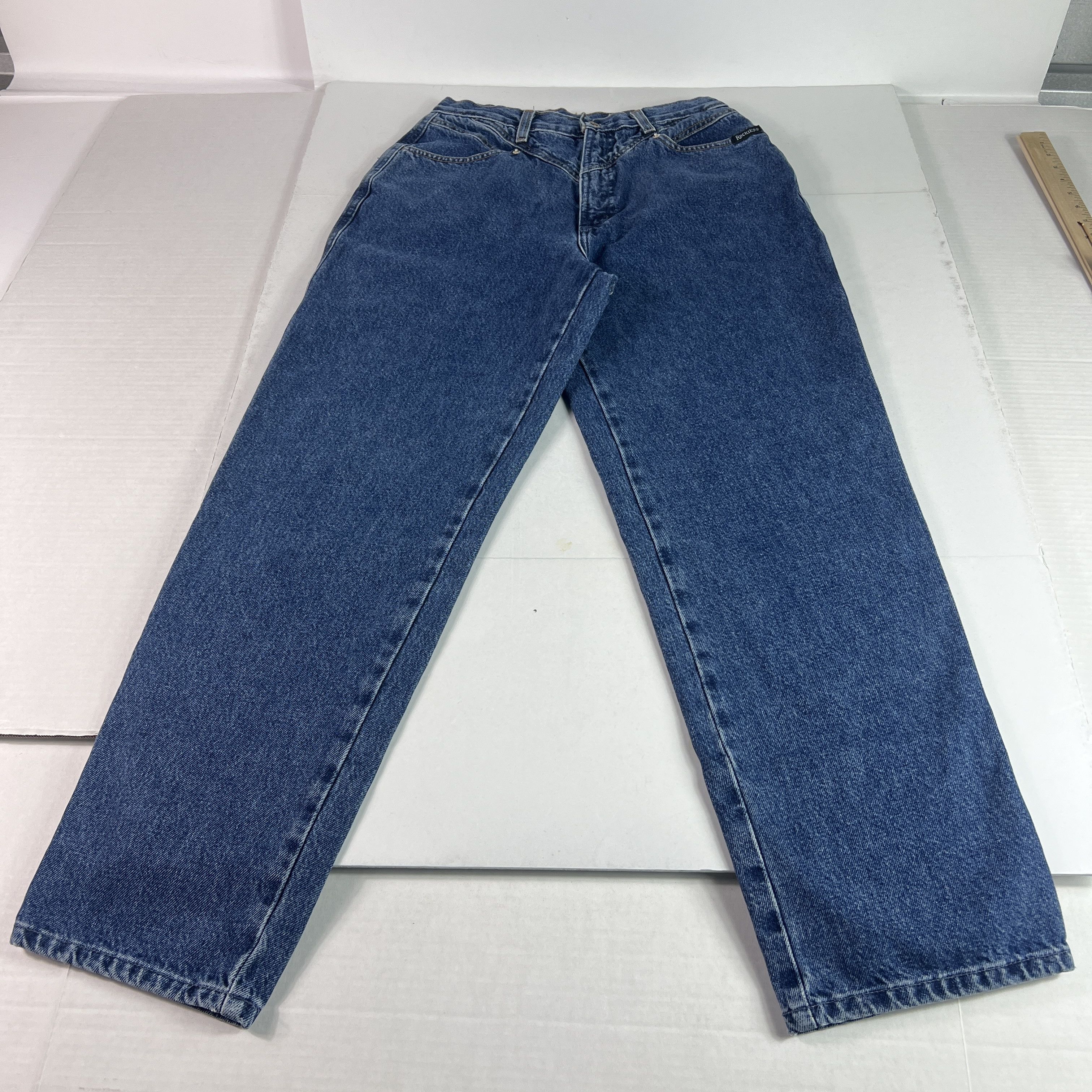 Other VTG Rocky Mountain Jeans Bareback High Rise Blue Denim Size 28" / US 6 / IT 42 - 1 Thumbnail