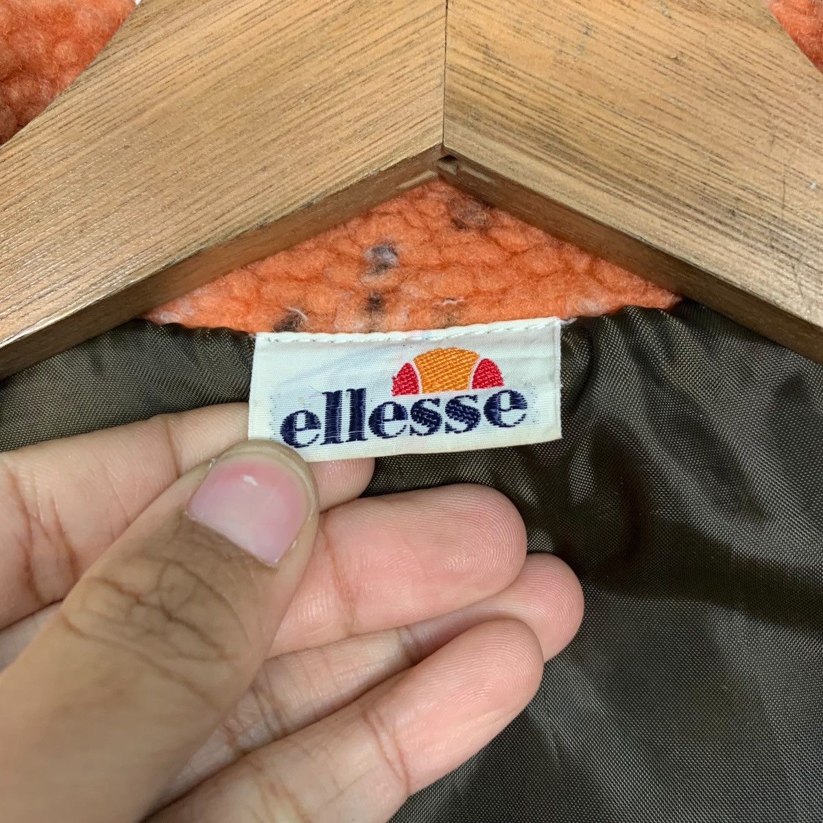 Ellesse Vintage 90s ELLESSE Snowflake Polar Fleece Jacket #2793-C126 Size M / US 6-8 / IT 42-44 - 13 Thumbnail