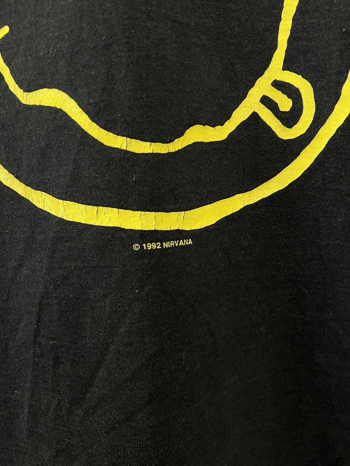 Band Tees × Nirvana Nirvana Smile vintage rock band tee Size US S / EU 44-46 / 1 - 4 Thumbnail