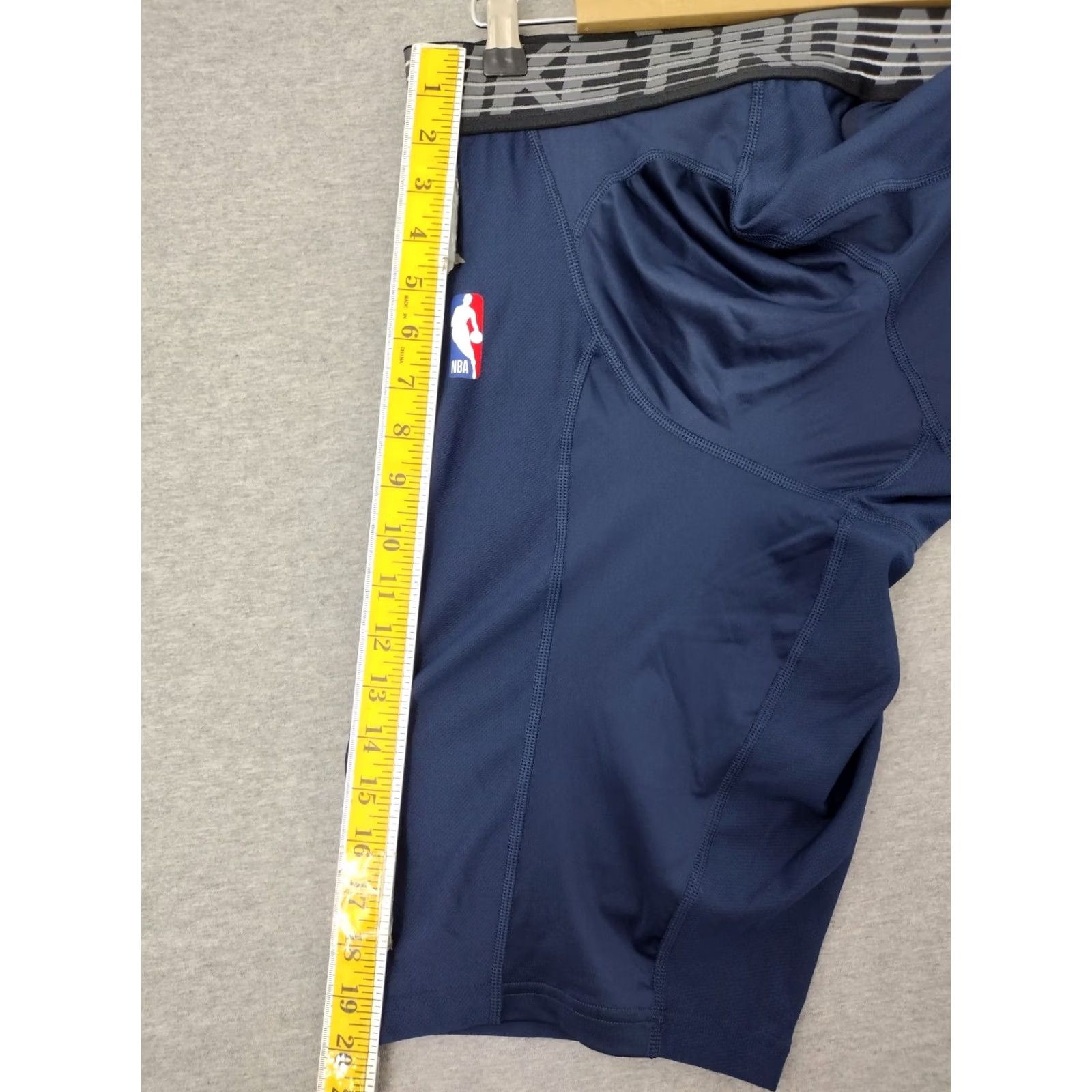 Nike Nike Pro Hyperstrong NBA Padded Compression Shorts Blue 4XL Men Athletic Basketball Pro Activewear Compression Pants 34 in 11 in Inseam Size US 39 - 7 Thumbnail