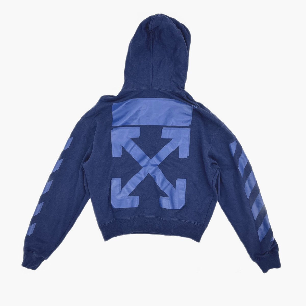 Off-White Off-White c/o Virgil Abloh Rubber Arrow Slim Hoodie Size US M / EU 48-50 / 2 - 2 Thumbnail