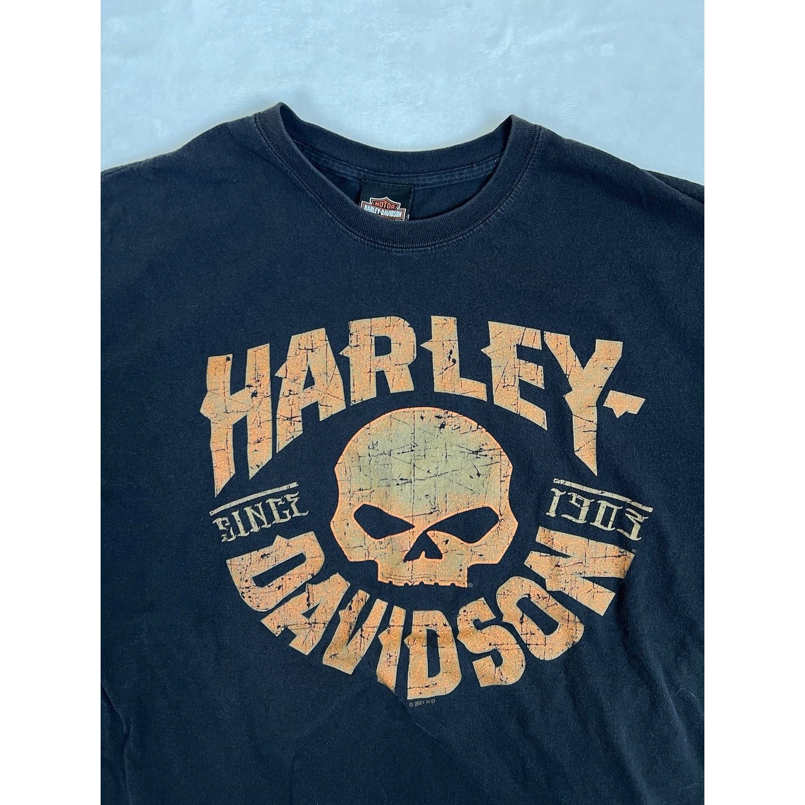 Harley Davidson Vintage Harley Davidson T-Shirt Size XL Visalia California Y Size US XL / EU 56 / 4 - 3 Thumbnail