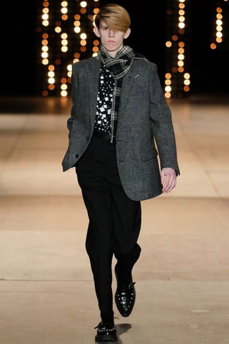 Saint Laurent Paris Saint laurent paris Fall/Winter 2014 Flush Neck Two-Button Size 48R - 1 Thumbnail
