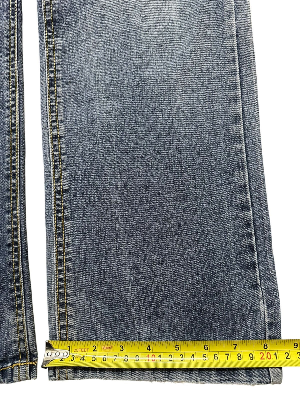Japanese Brand Vintage Japanese Brand Faded Wash Destroy Distressed Jeans Size US 35 - 16 Thumbnail