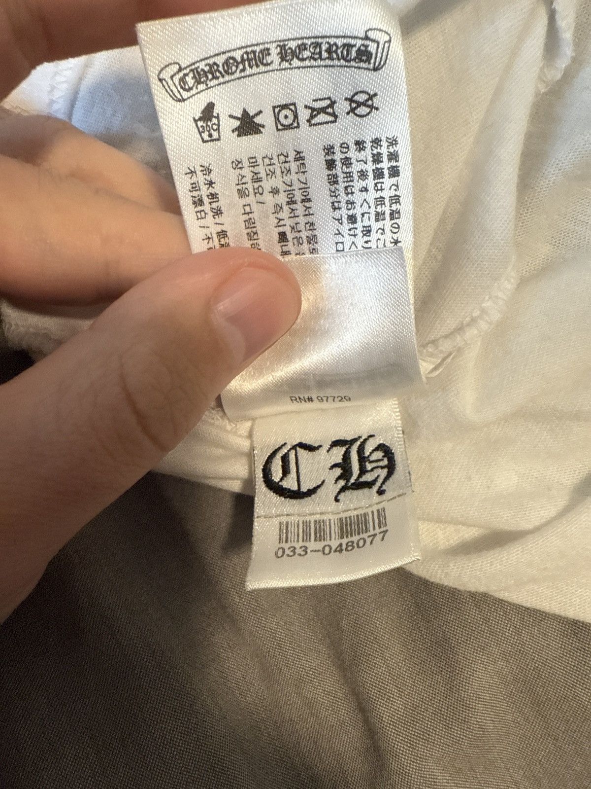 Chrome Hearts Chrome Hearts Eye Chart Dagger Longsleeve T-shirt Size US M / EU 48-50 / 2 - 10 Thumbnail