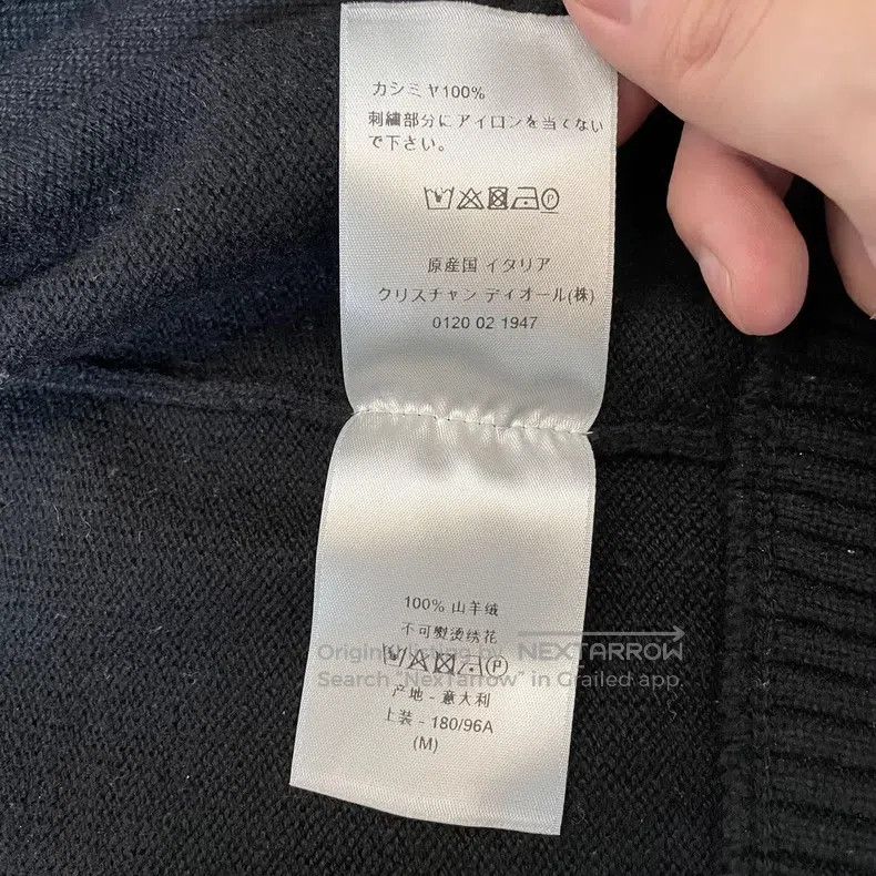 Dior Dior Cashmere knitted zipper sports sweatshirt Size US M / EU 48-50 / 2 - 6 Thumbnail