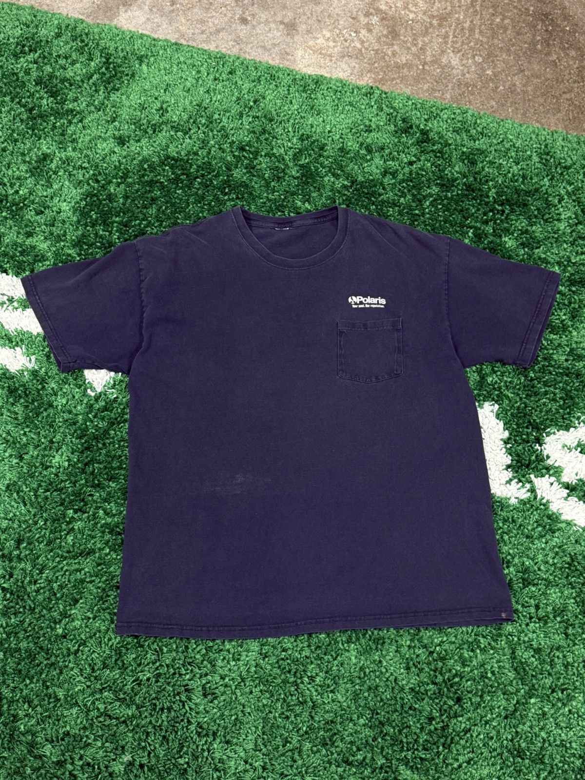 Vintage Vintage 90s Polaris Pool Services Workwear Pocket Tee Large Size US L / EU 52-54 / 3 - 2 Thumbnail