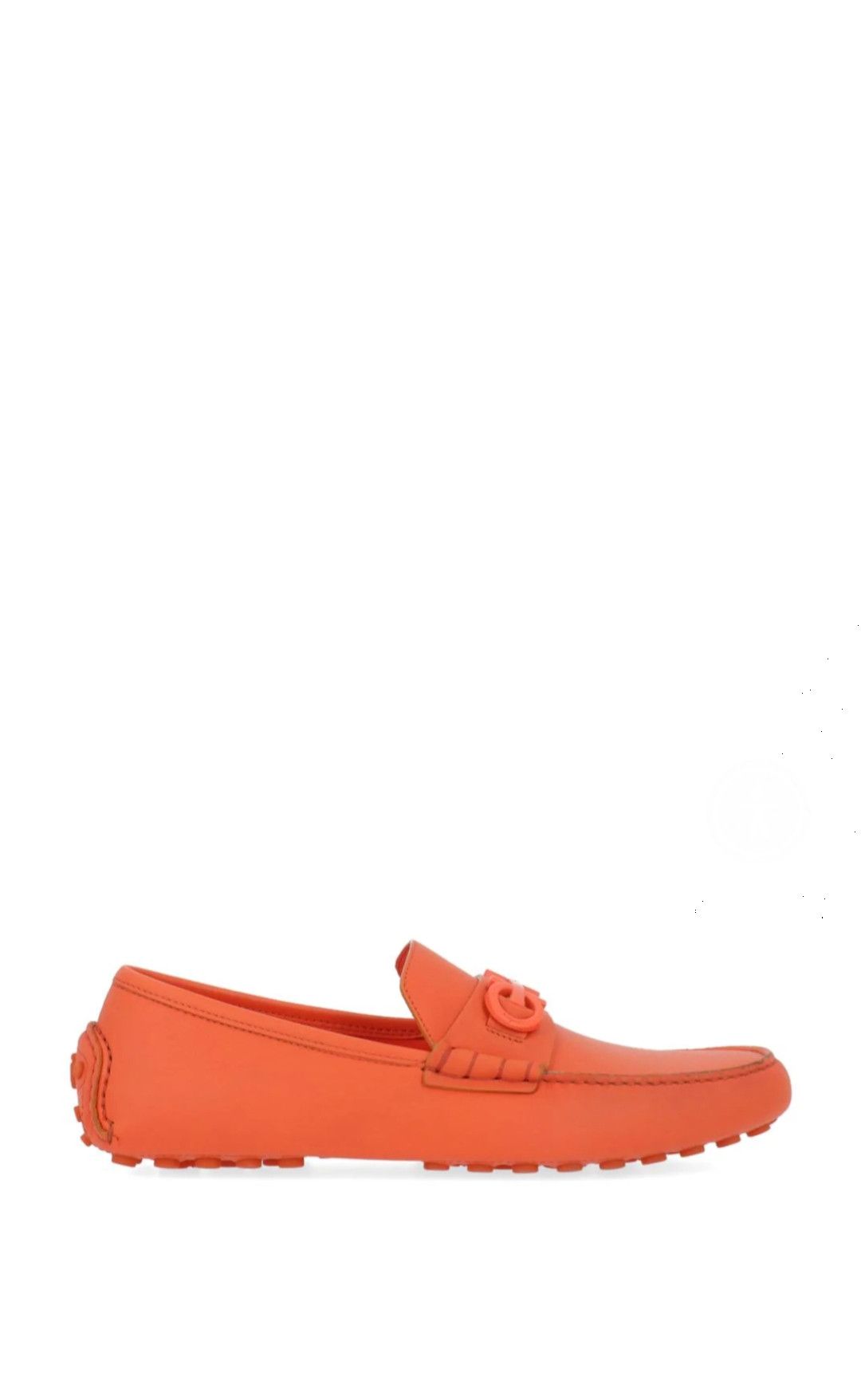 Salvatore Ferragamo o1s1rm0924 Double Gancini Loafers in Orange Size US 6 / EU 39 - 1 Thumbnail