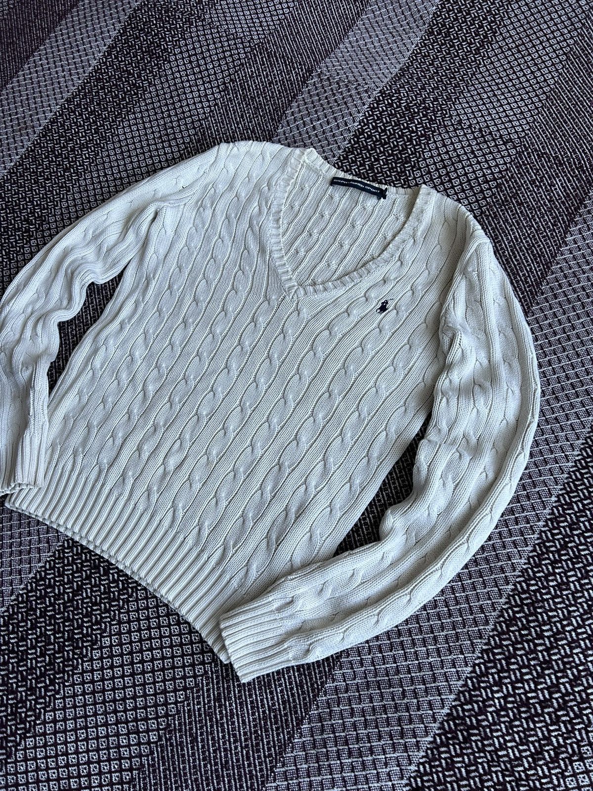 Polo Ralph Lauren Polo Ralph Lauren Sport Knitted V-Neck Sweater Streetwear Size S / US 4 / IT 40 - 2 Thumbnail