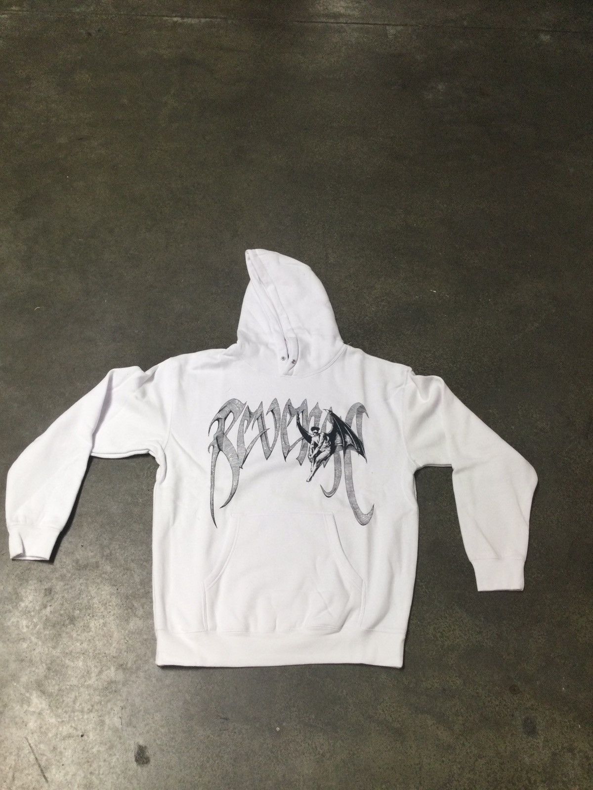 image of Revenge Hoodie in White, Men's (Size Large)