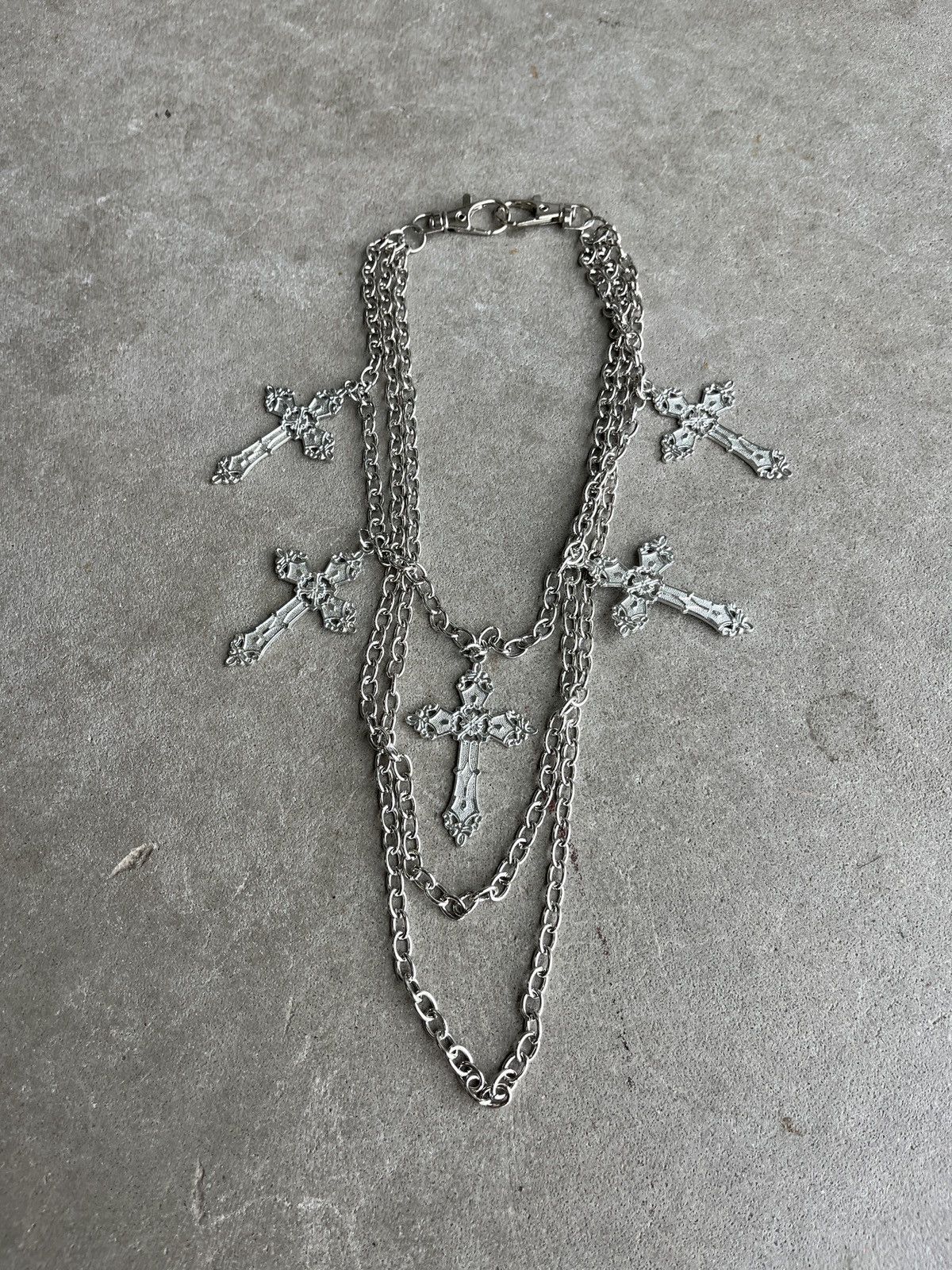 Other Avant Garde Chrome Cross Chain (unisex) Size ONE SIZE - 8 Thumbnail