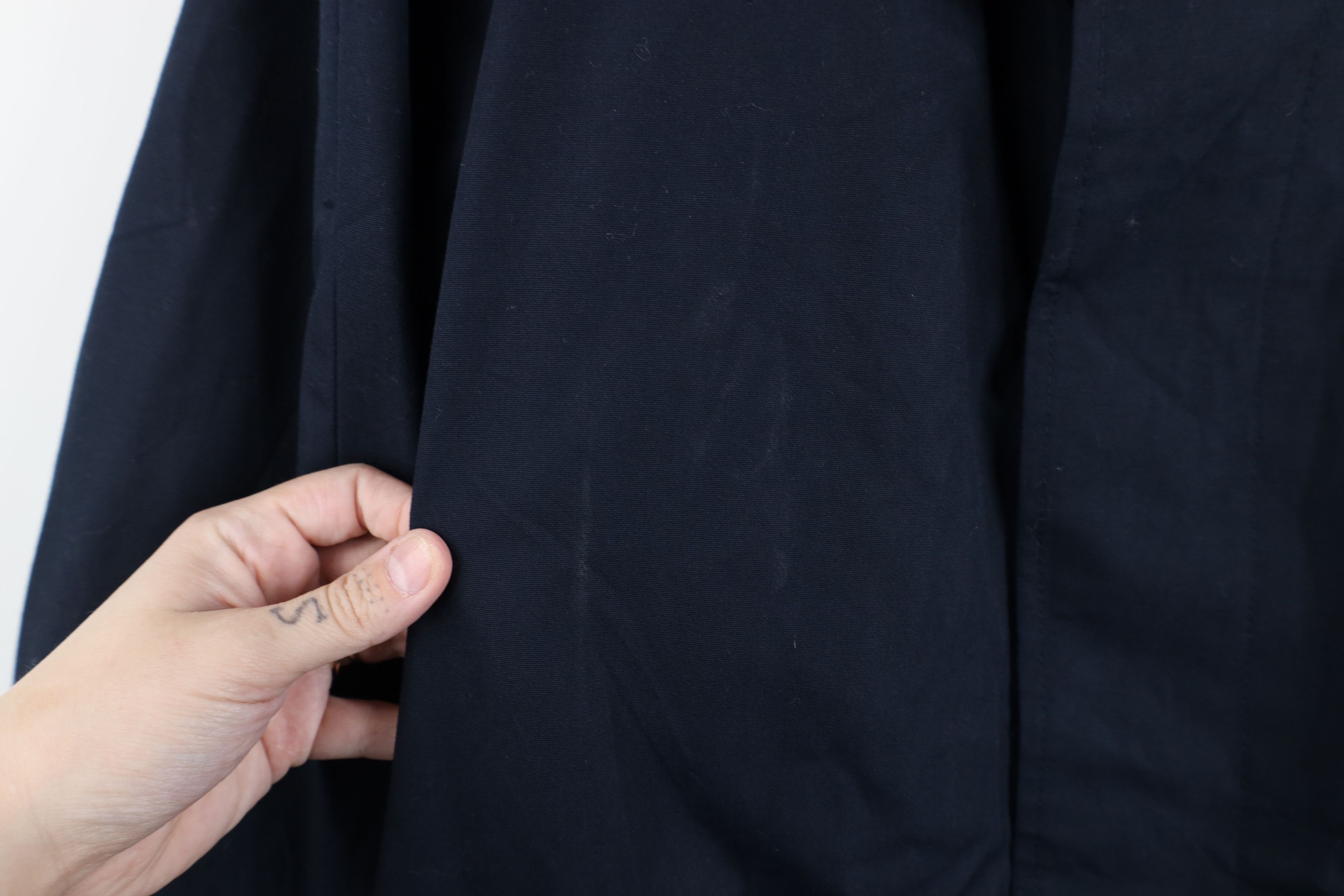 Vintage Vintage 70s Streetwear Lined Trench Coat Rain Jacket Blue Size US XXL / EU 58 / 5 - 5 Thumbnail