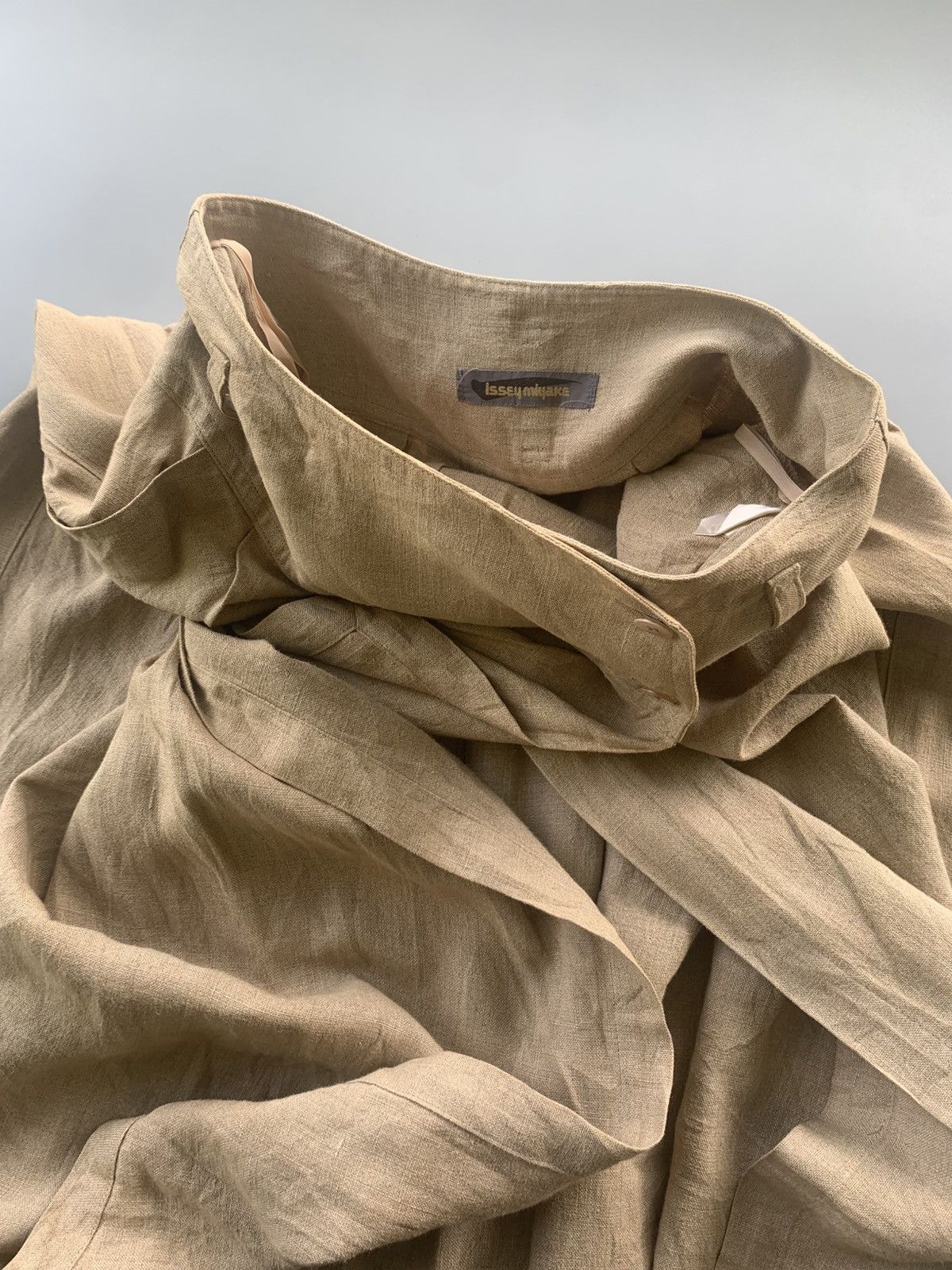 Issey Miyake VINTAGE 1984 ISSEY MIYAKE HEMP SKIRT Size 28" / US 6 / IT 42 - 9 Thumbnail