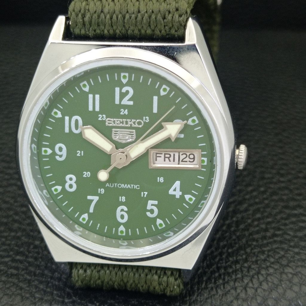 Seiko REFURBISHED VINTAGE SEIKO 5 AUTO JAPAN MENS WATCH a441732 Size 38 - 3 Thumbnail