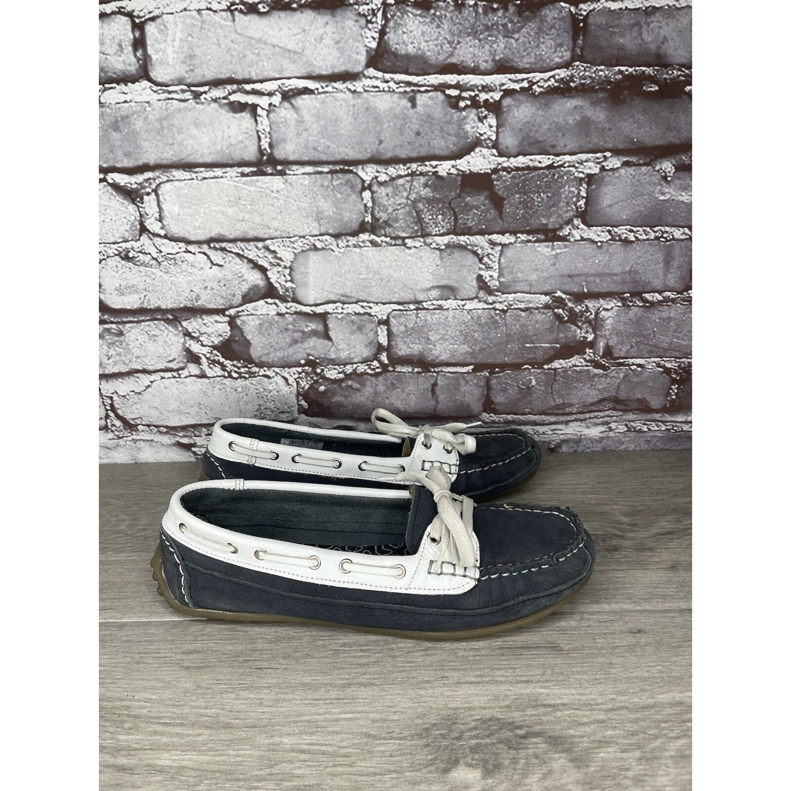 Other SOUL of AFRICA Nerina Juliet White Blue Leather Bow Ballet F Size US 7 / IT 37 - 15 Thumbnail