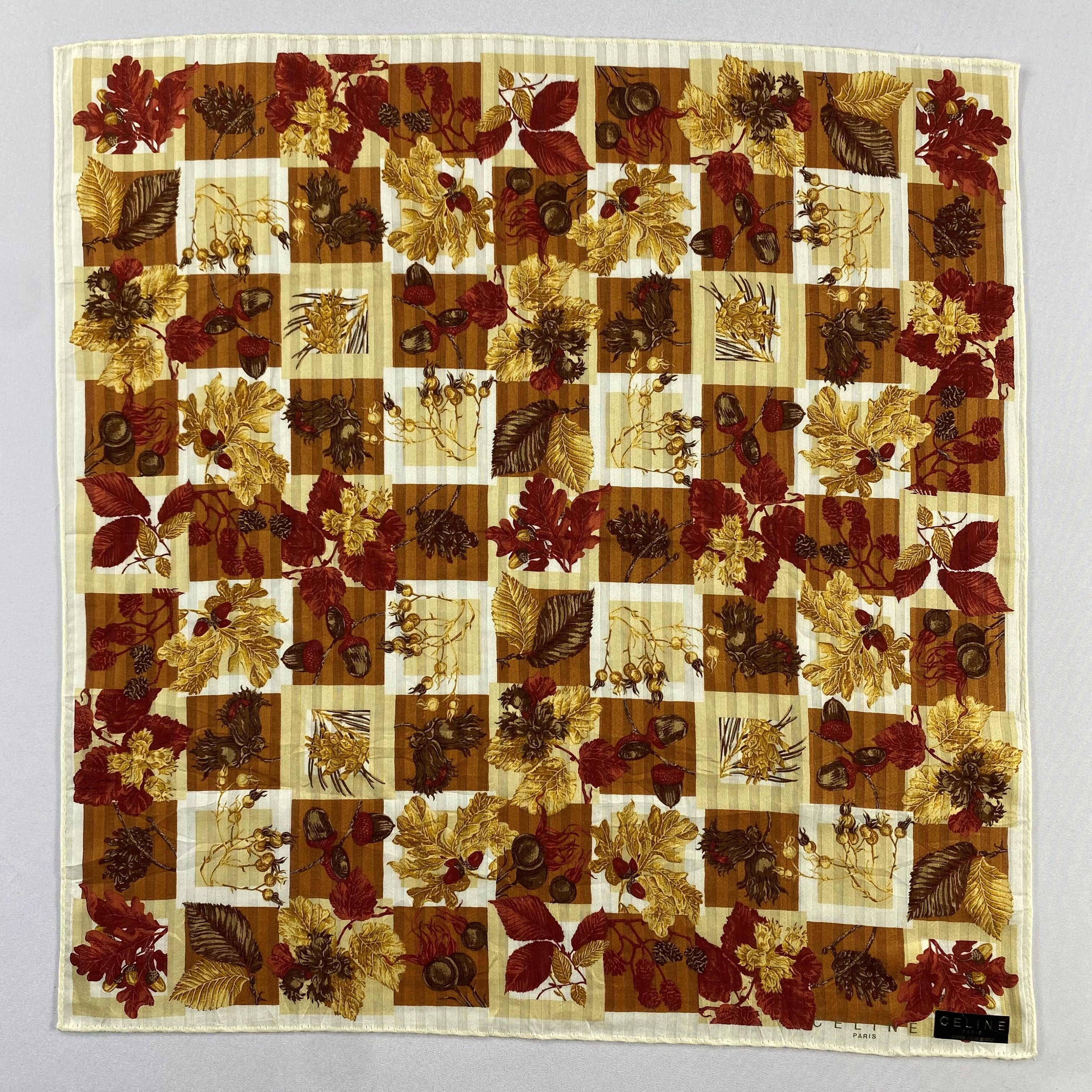 Celine × Vintage NWT Celine Neckerchief / Bandana / Handkerchief-P952 Size ONE SIZE - 1 Thumbnail