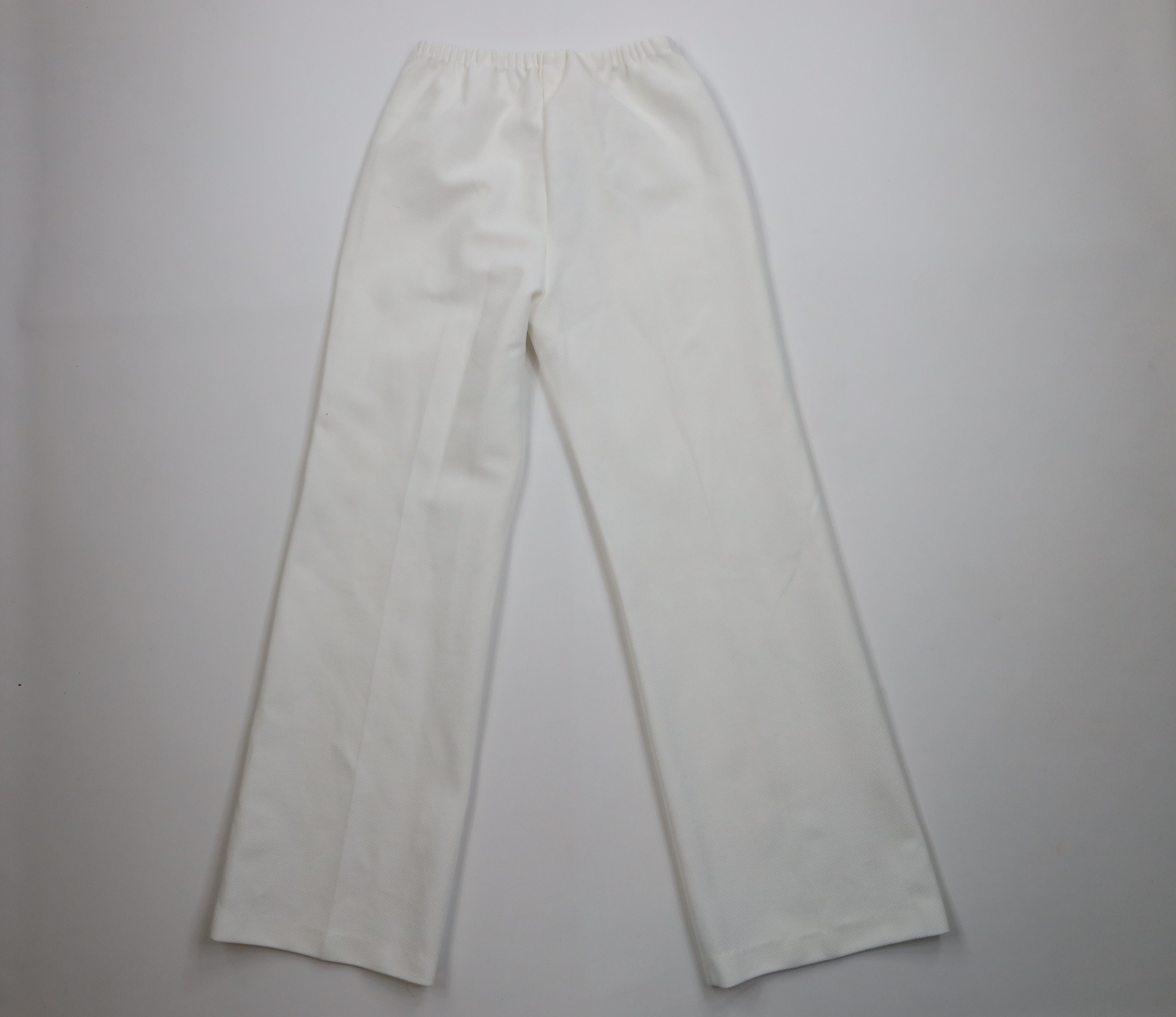 Vintage Vintage 70s Streetwear Wide Leg Bell Bottoms Pants White USA Size 36" / US 14 / IT 50 - 7 Thumbnail