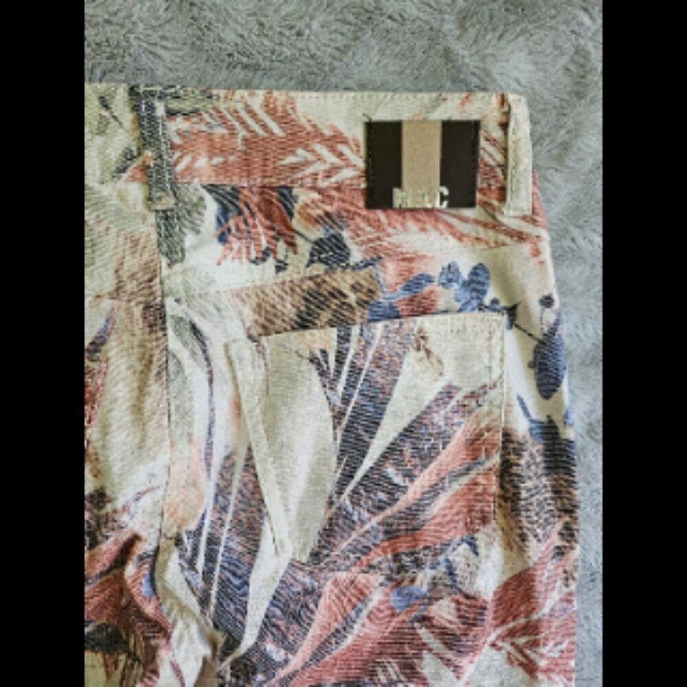 MAC Jeans MAC Jeans Floral Cream Denim Jeans Women 28 6 Medium Size 28" / US 6 / IT 42 - 2 Thumbnail