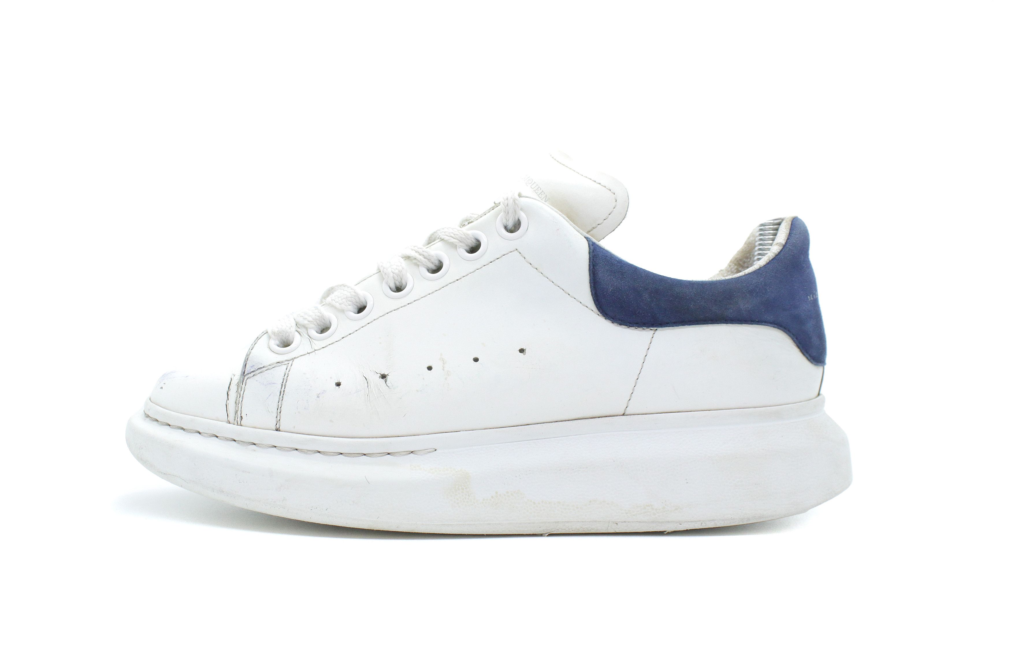 Alexander McQueen Oversized Leather Sneakers Low Size US 8.5 / IT 38.5 - 1 Thumbnail