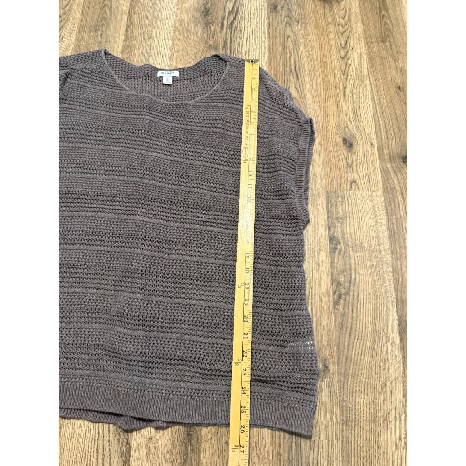 Old Navy VINTAGE Old Navy Shirt Women's XXL Brown Short Sleeve Shirt Size XXL / US 16-18 / IT 52-54 - 7 Thumbnail