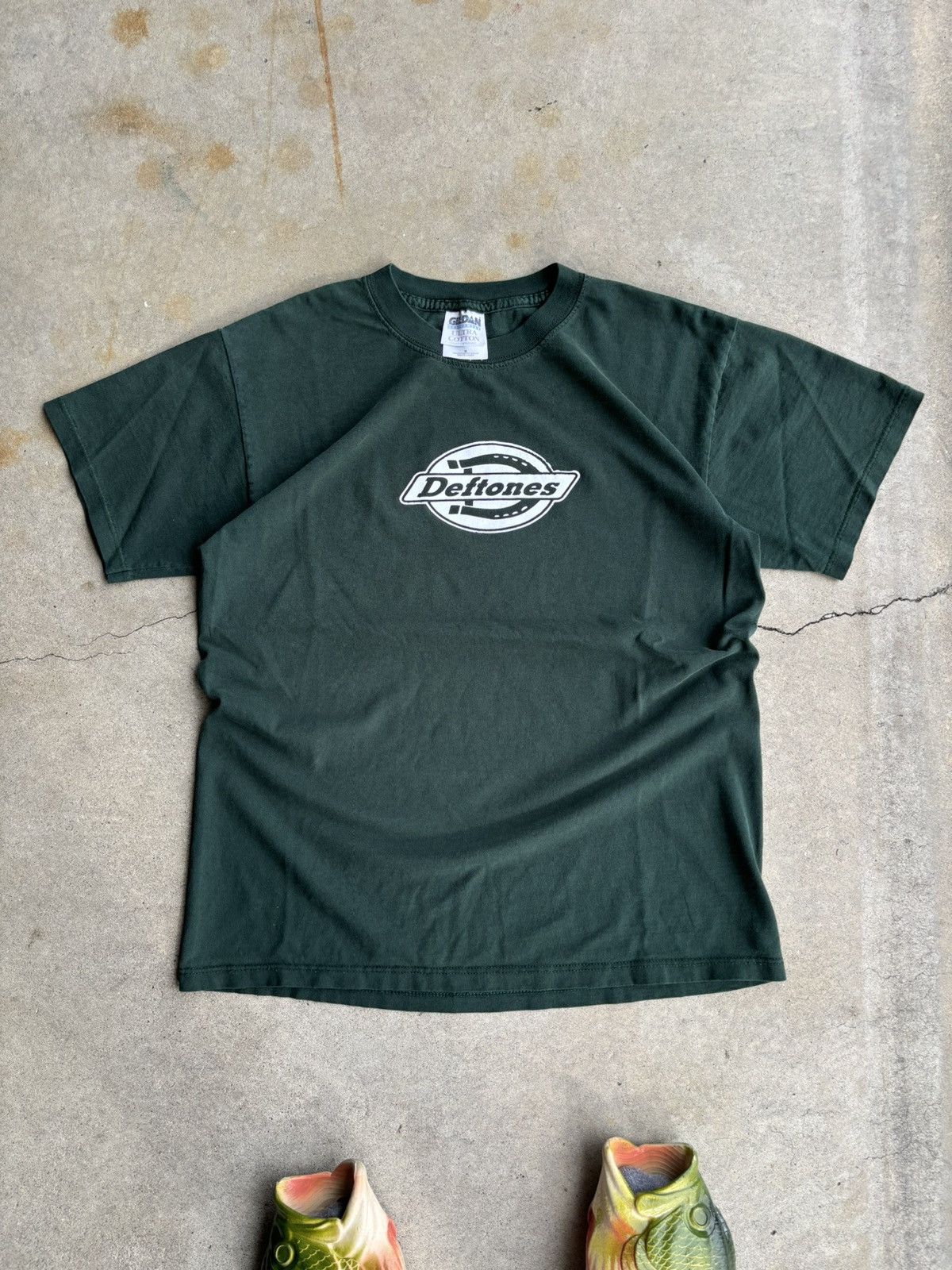 Band Tees Crazy Deftones X Dickies Rare Grunge Forrest Boxy 90s Tee Size US M / EU 48-50 / 2 - 1 Thumbnail
