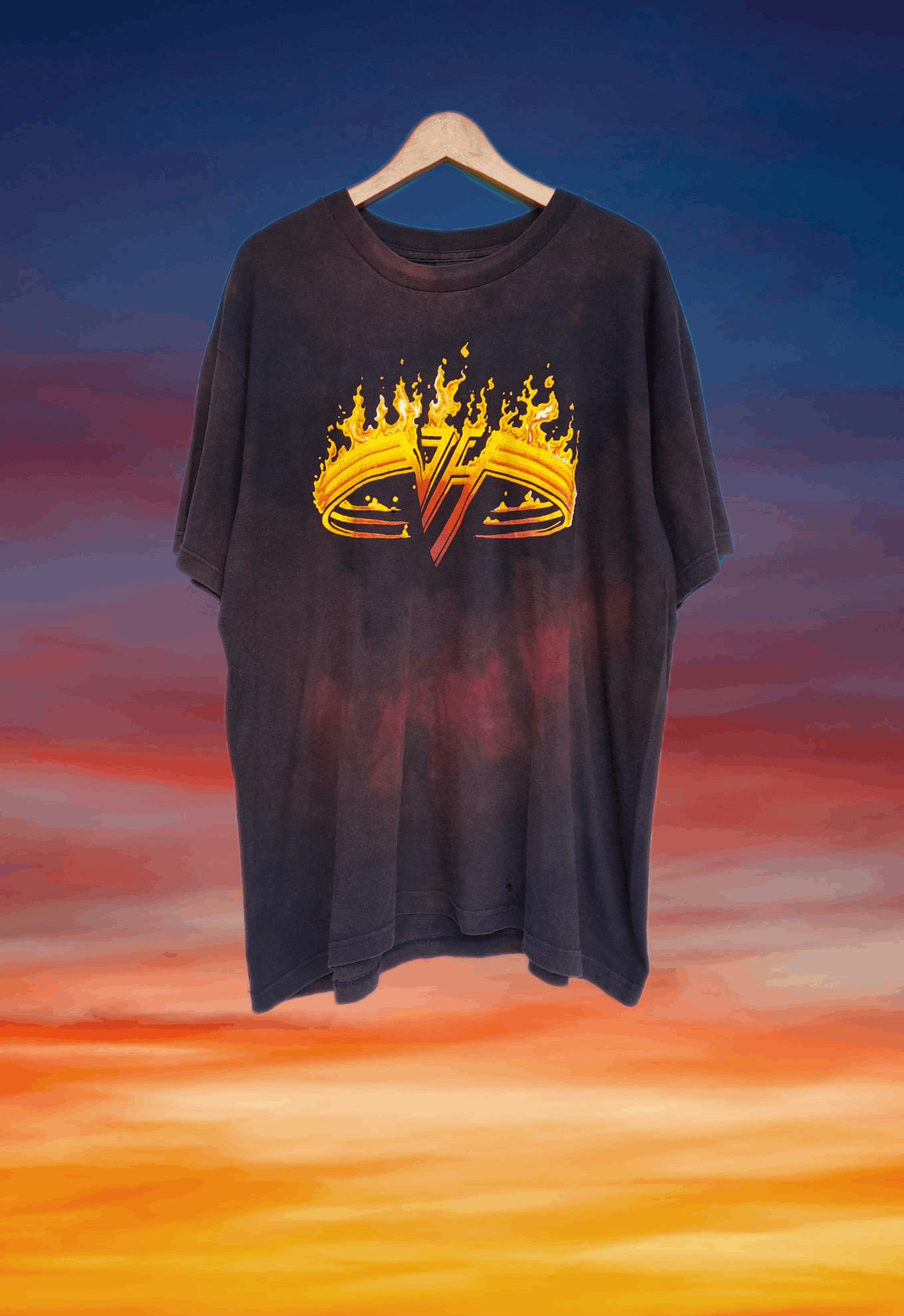 Rap Tees Vintage late 90s VAN HALEN shirt Rap tee style Size US XL / EU 56 / 4 - 1 Thumbnail