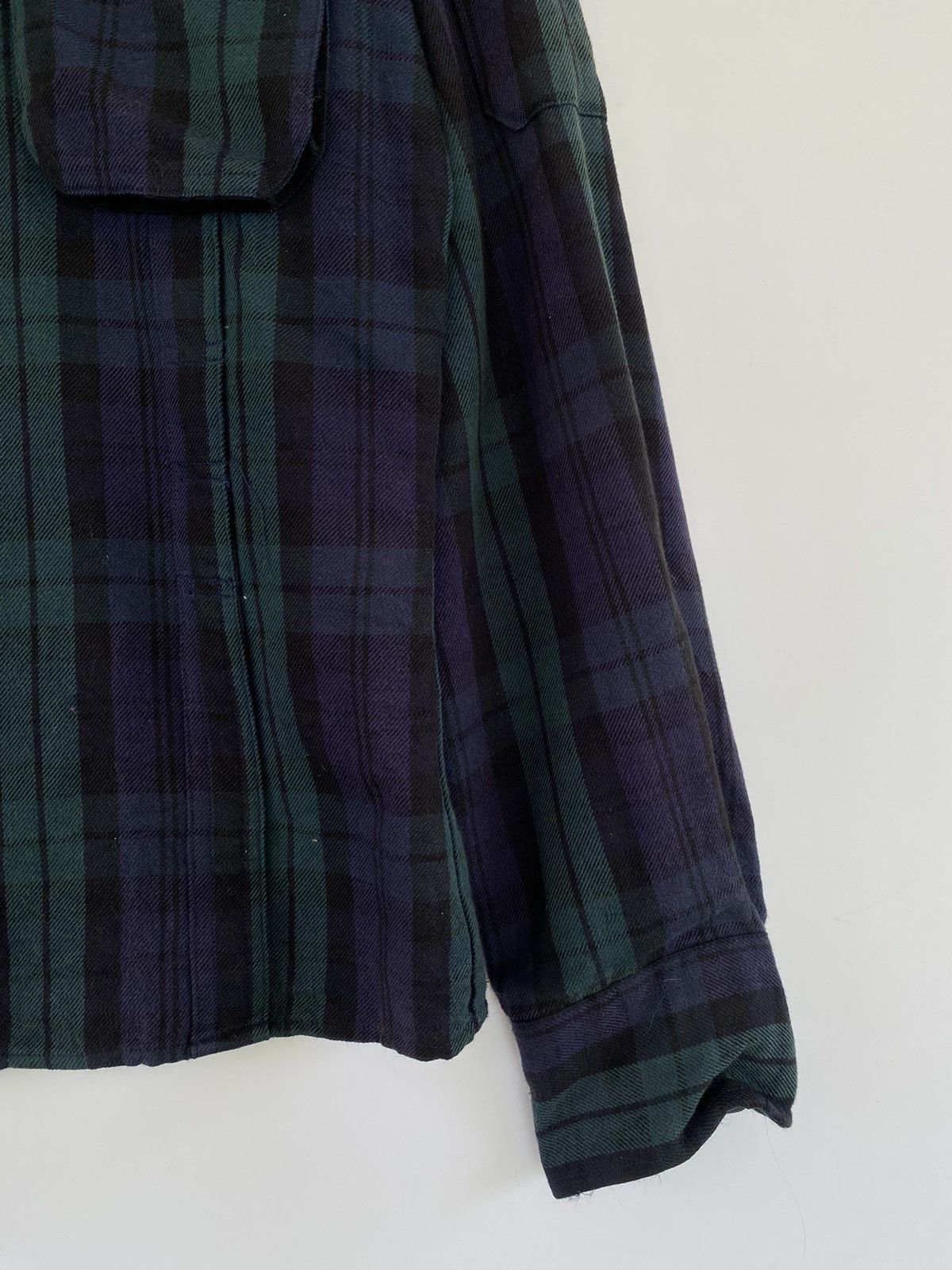 Beams Plus × Flannel ✅️Vintage Beams Flannel Wool Cotton Green Size US M / EU 48-50 / 2 - 5 Thumbnail