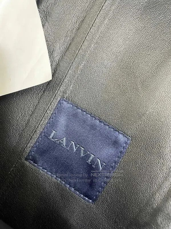 Lanvin Lanvin Black Leather Sleeveless Men's Outerwear . Size US XS / EU 42 / 0 - 4 Thumbnail