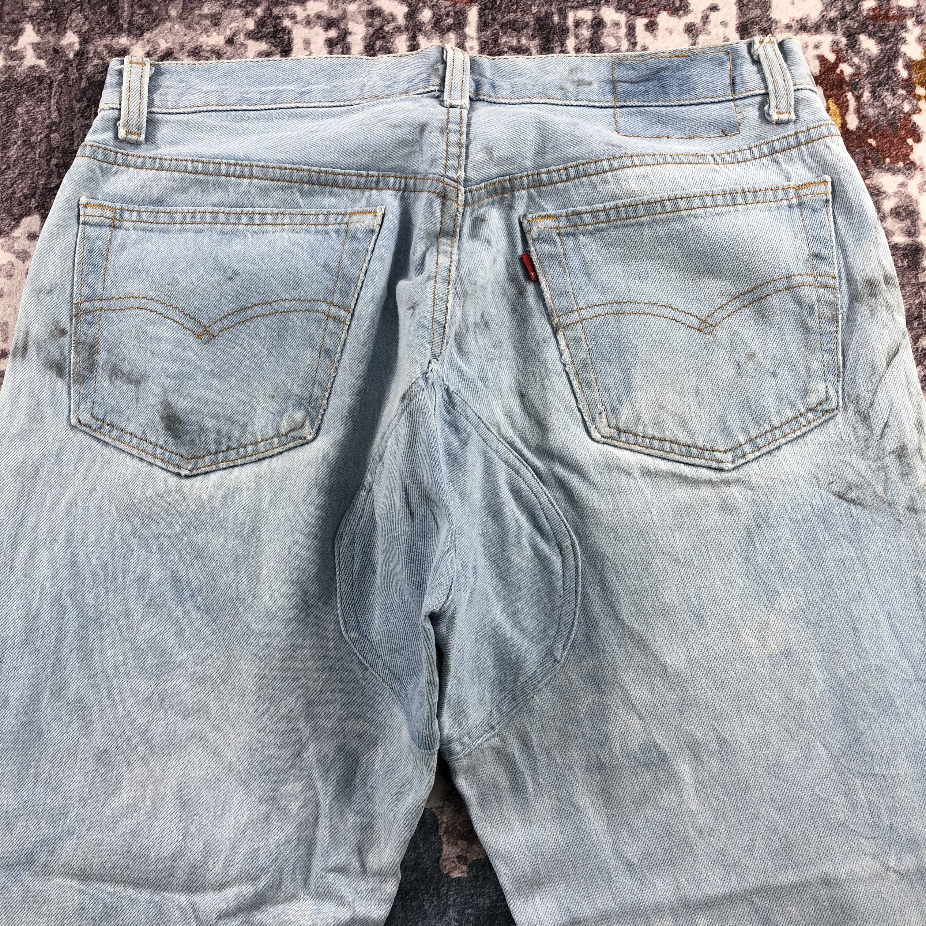 Levi's Vintage Light Wash Levis 501 Jeans-JM2189 Size US 32 / EU 48 - 5 Thumbnail