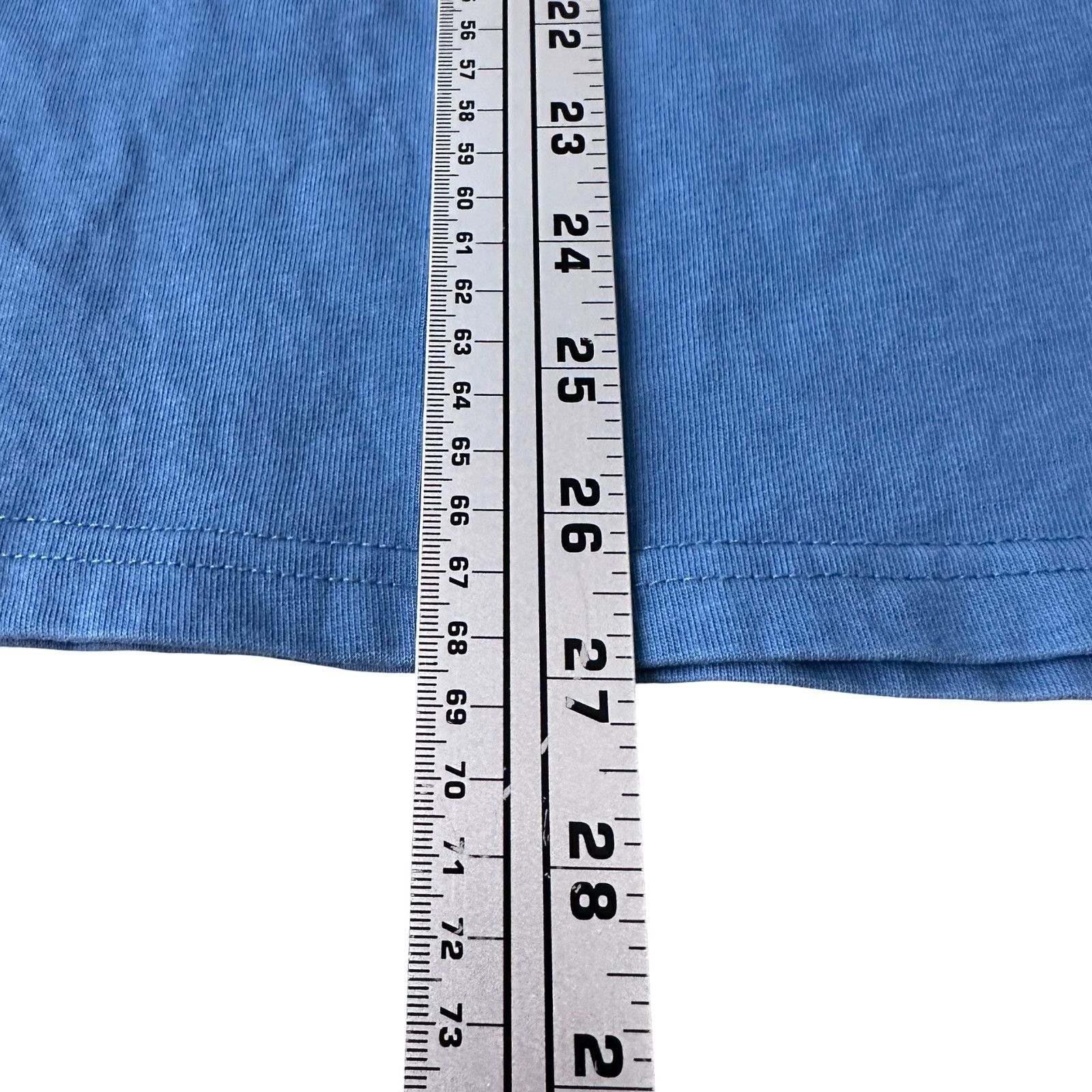 Young Thug YoungLA Roman Tee T-Shirt Mens XL Blue Cotton Embroidered Size US XL / EU 56 / 4 - 9 Thumbnail