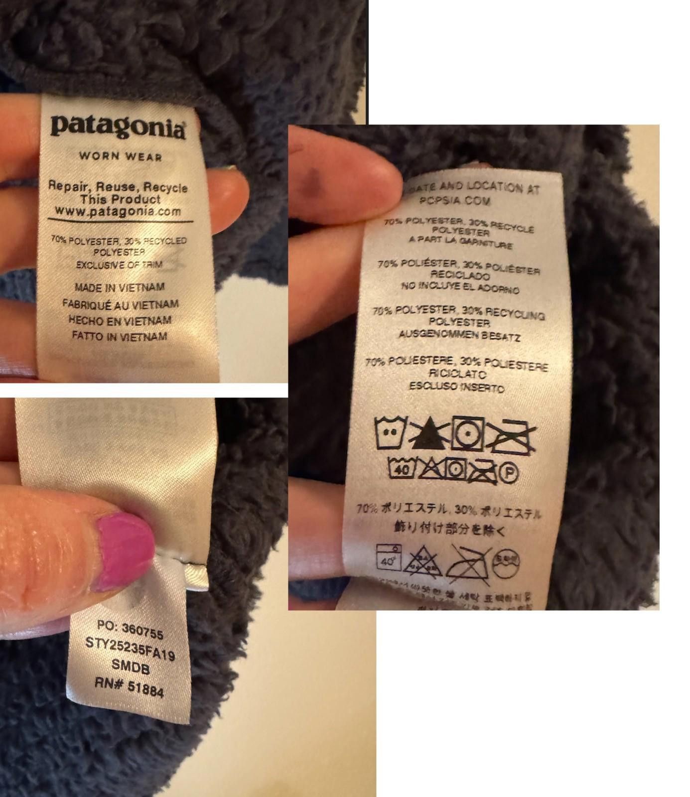 Patagonia Patagonia 1/4 Zip High Pile Fleece Sherpa Women XL Los Gatos Size XL / US 12-14 / IT 48-50 - 7 Thumbnail