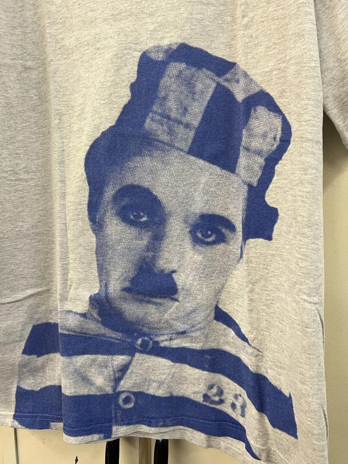 Supreme SS03 Supreme Charlie Chaplin Tee Grey Size XL 2003 Size US XL / EU 56 / 4 - 3 Thumbnail