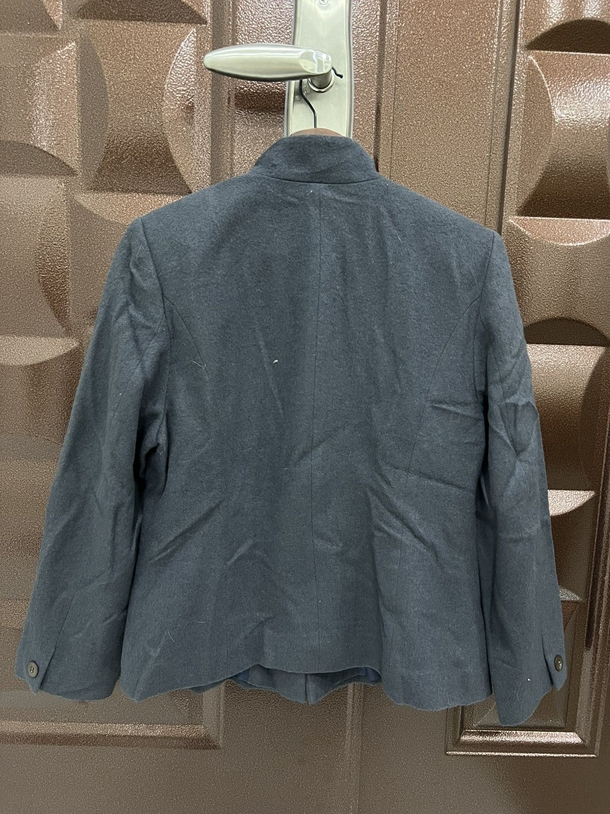 Longchamp LONGCHAMP Paris Wool Stand ButtonUp Collar Chinese Blazer Size M / US 6-8 / IT 42-44 - 3 Thumbnail
