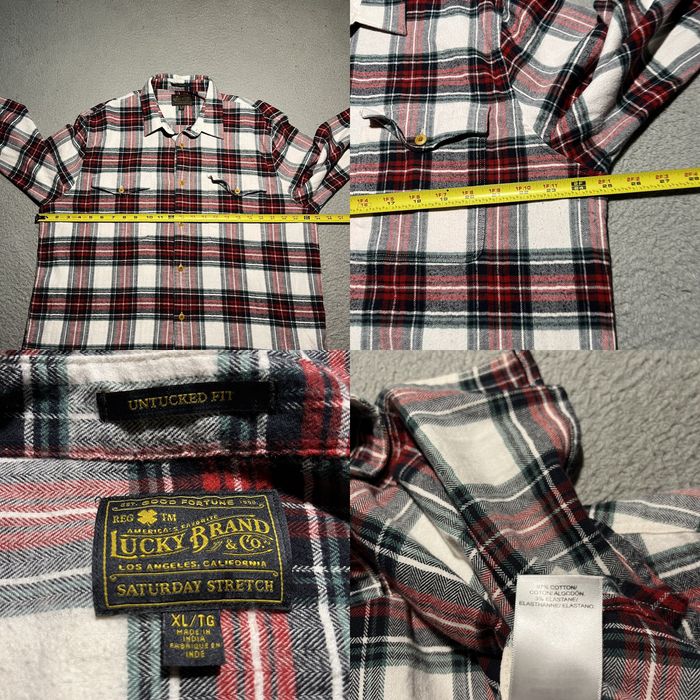Lucky Brand California Fit Flannel Shirt Plaid