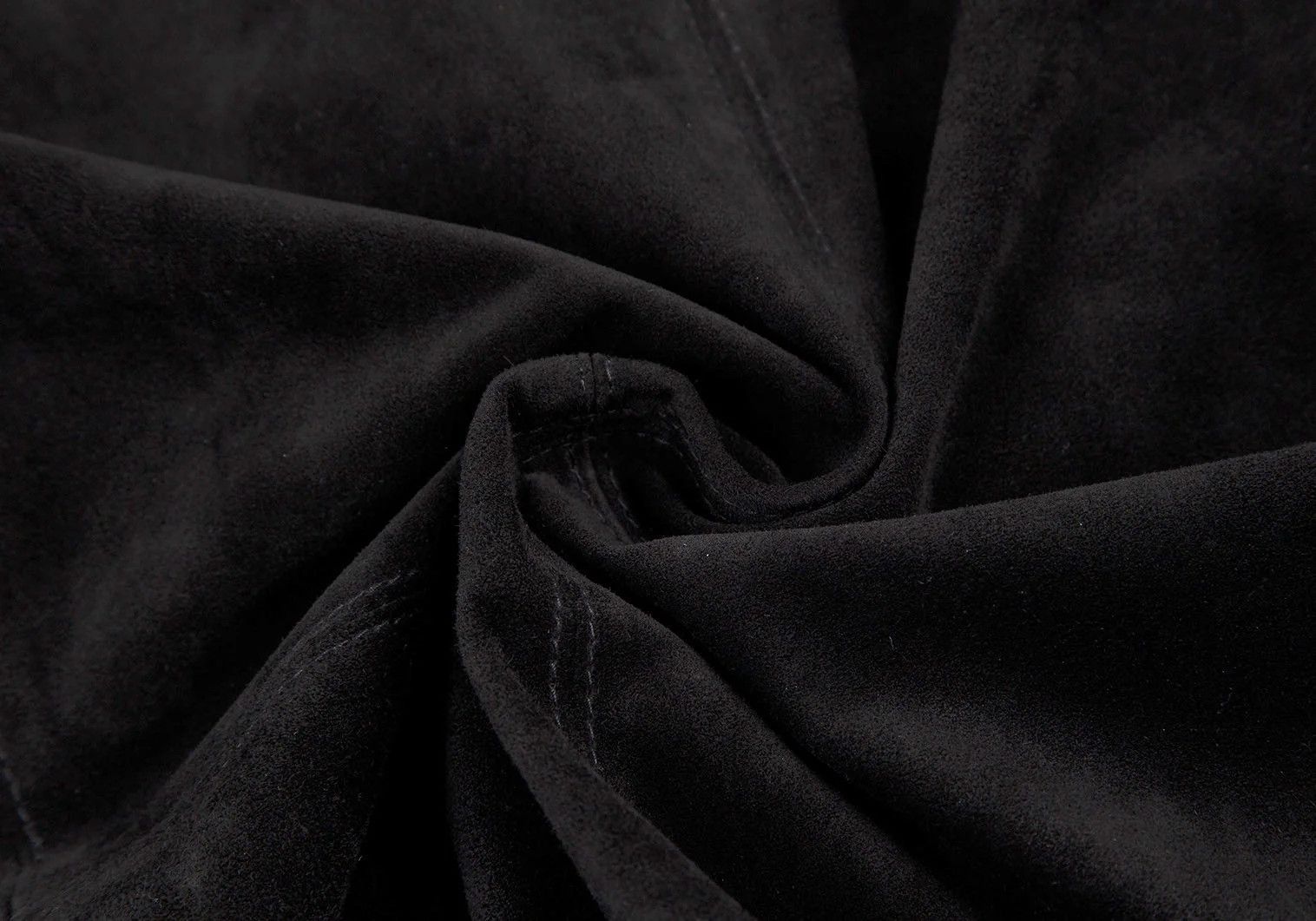 Jean Paul Gaultier Suede Snap Button Jacket in Black, Size 48 Size US M / EU 48-50 / 2 - 16 Thumbnail