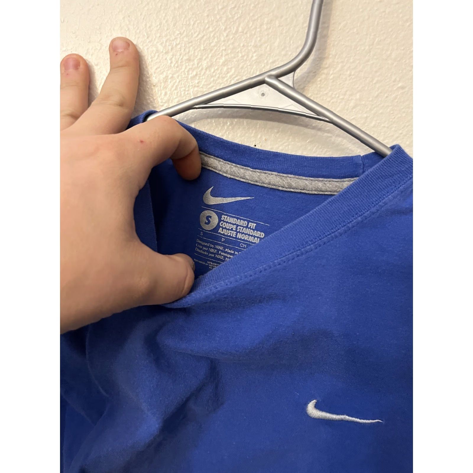 Nike Nike Tee T-Shirt Mens Blue Graphic Sz Small Regular Fit Graphic Size US S / EU 44-46 / 1 - 2 Thumbnail