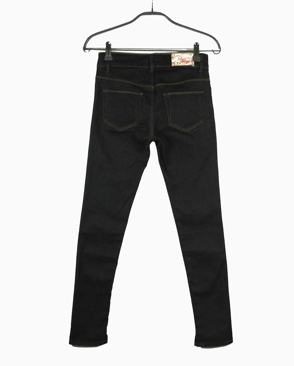Love Moschino Love Moschino women's skinny pants size 25 dark blue Size 25" / US 0 / IT 36 - 2 Thumbnail